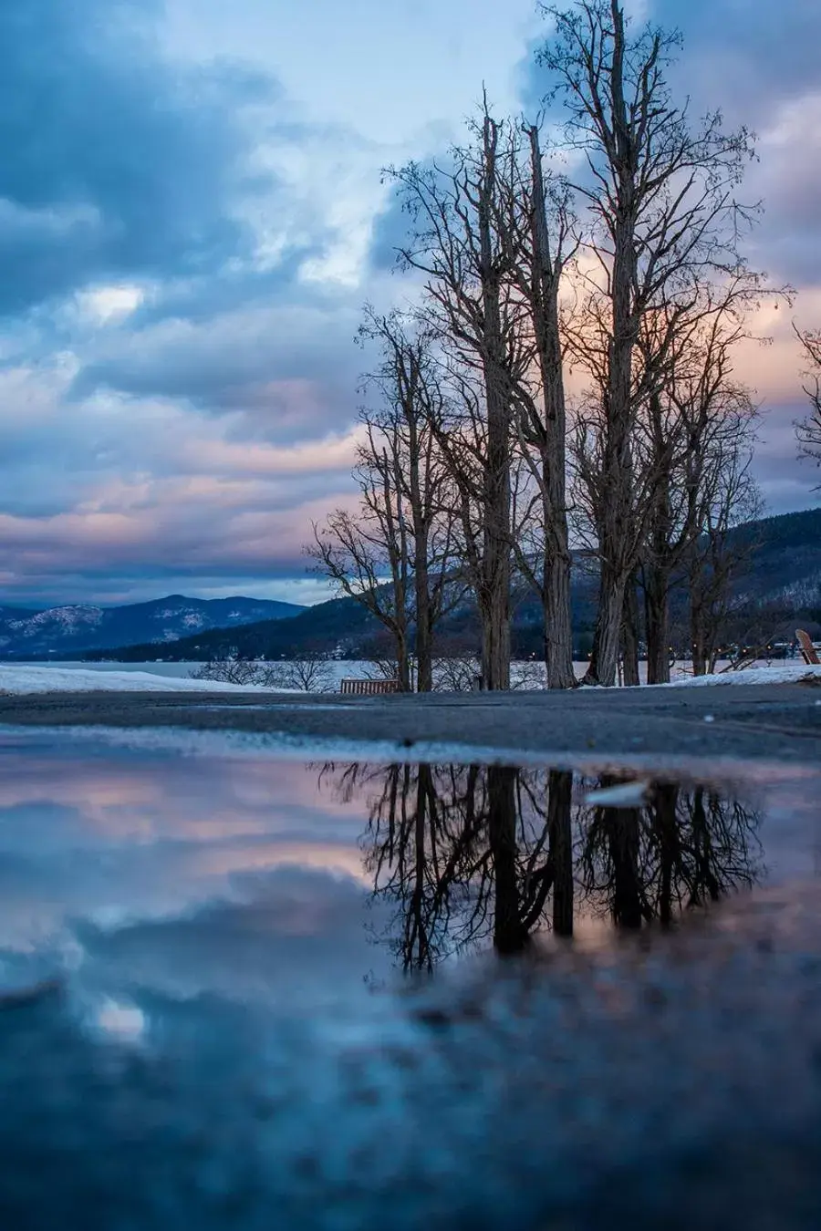 Natural landscape, Winter in Fort William Henry Hotel