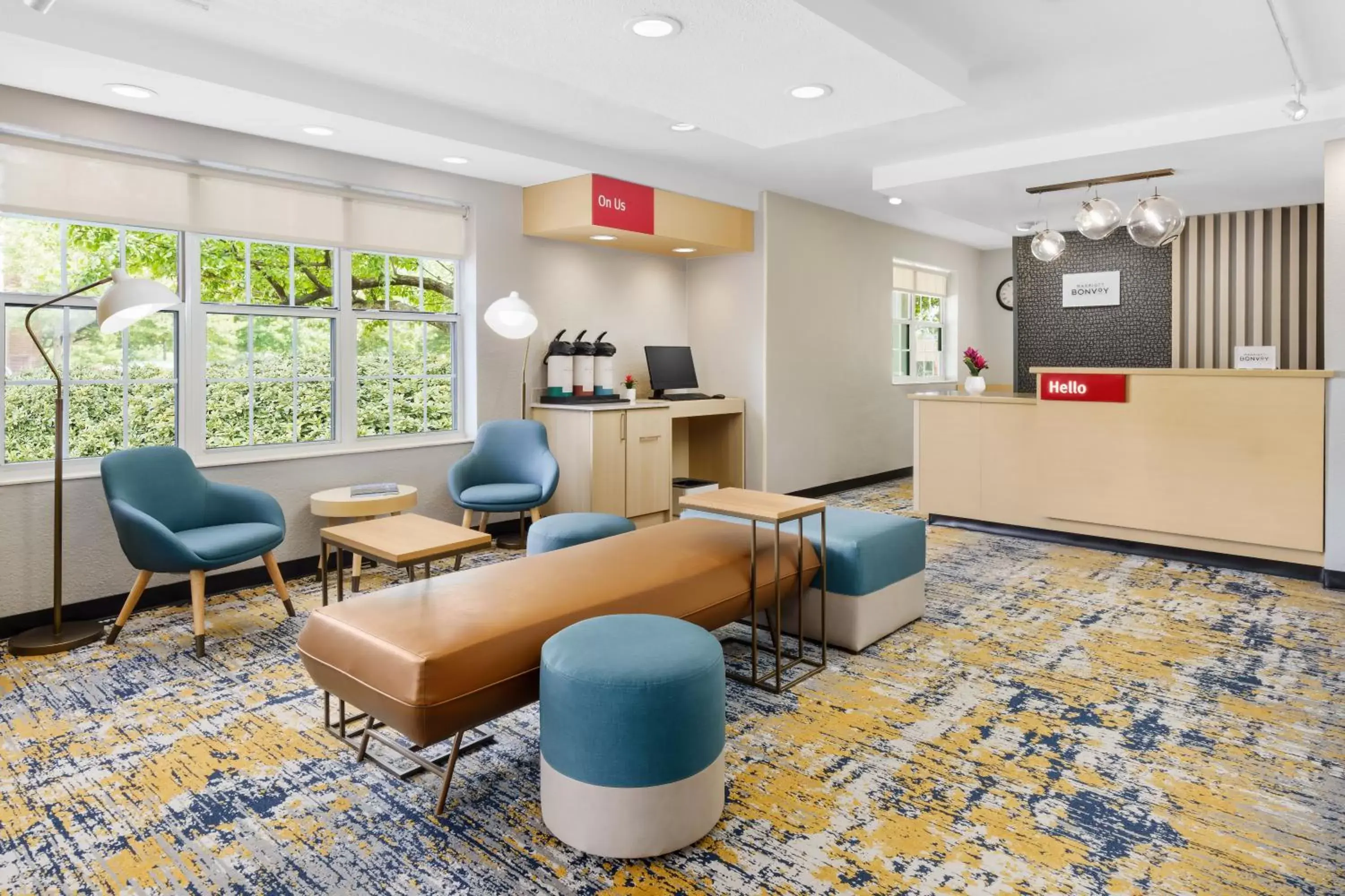 Lobby or reception in TownePlace Suites Philadelphia Horsham