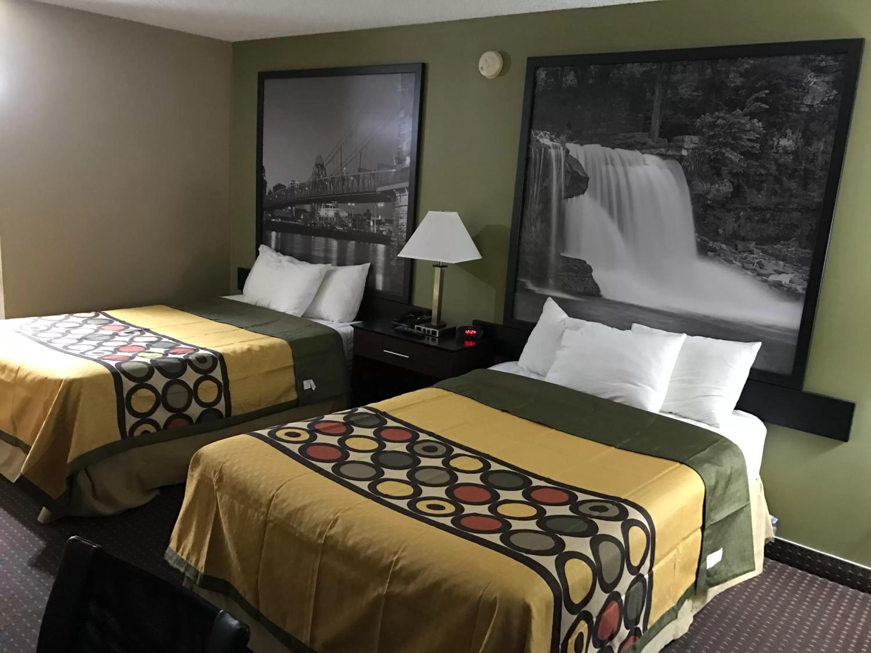 Bed in Super 8 by Wyndham Miamisburg Dayton S Area OH