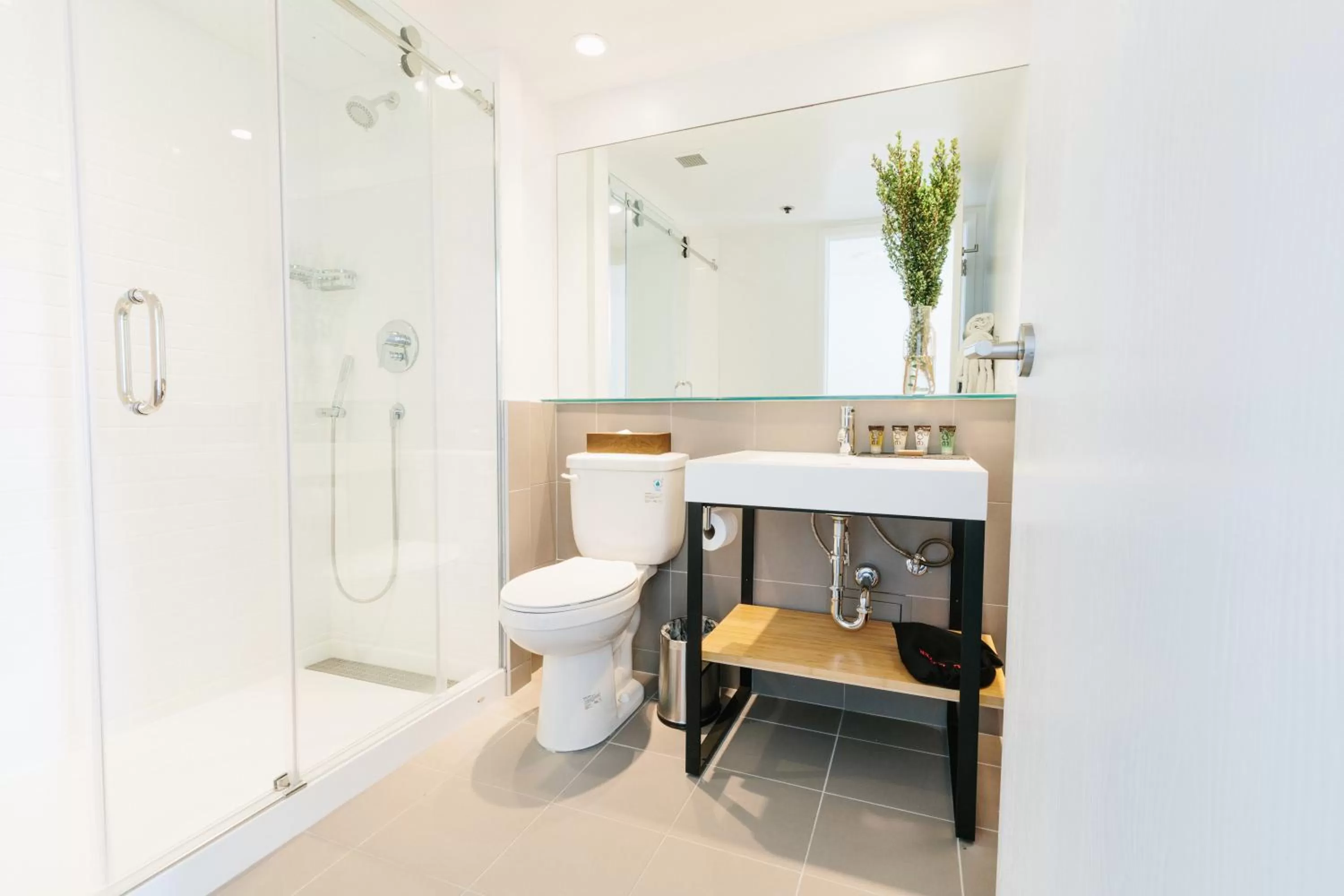 Shower in Elk + Avenue Hotel