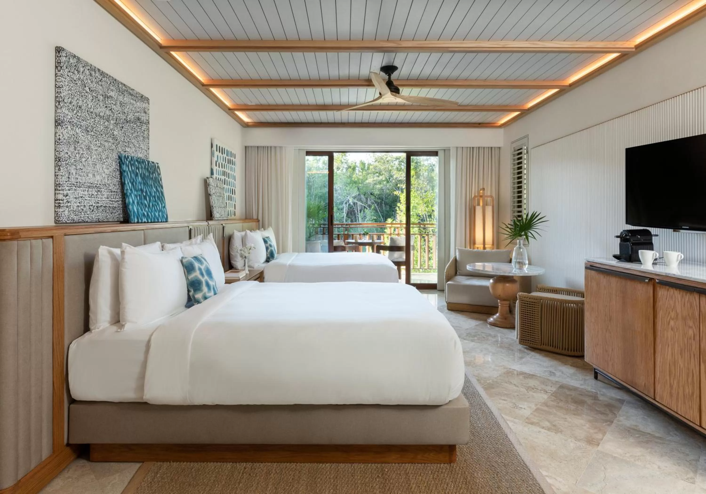 Bedroom, Bed in Fairmont Mayakoba Riviera Maya - All Inclusive