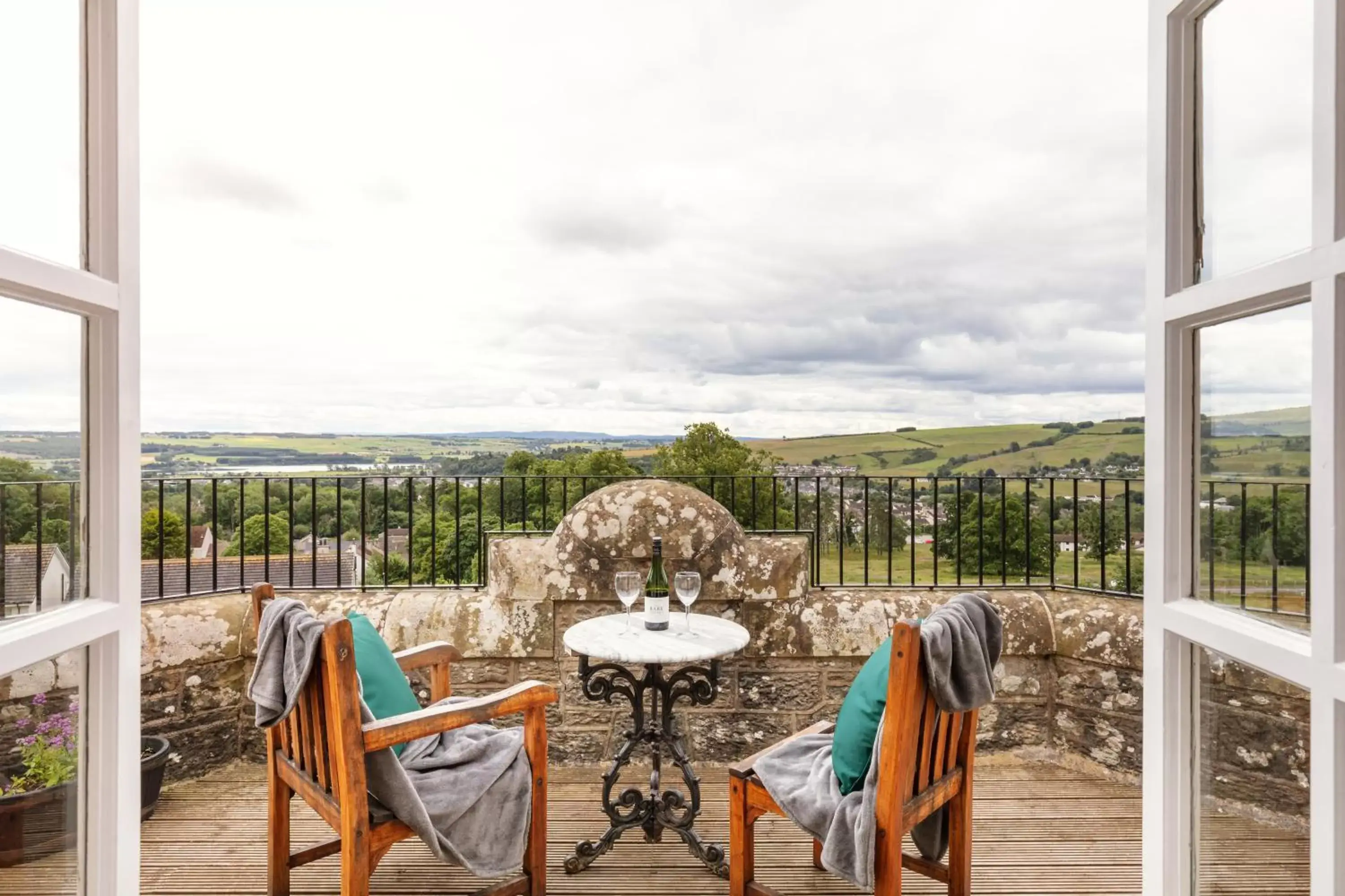 Balcony/Terrace in Tulloch Castle Hotel ‘A Bespoke Hotel’