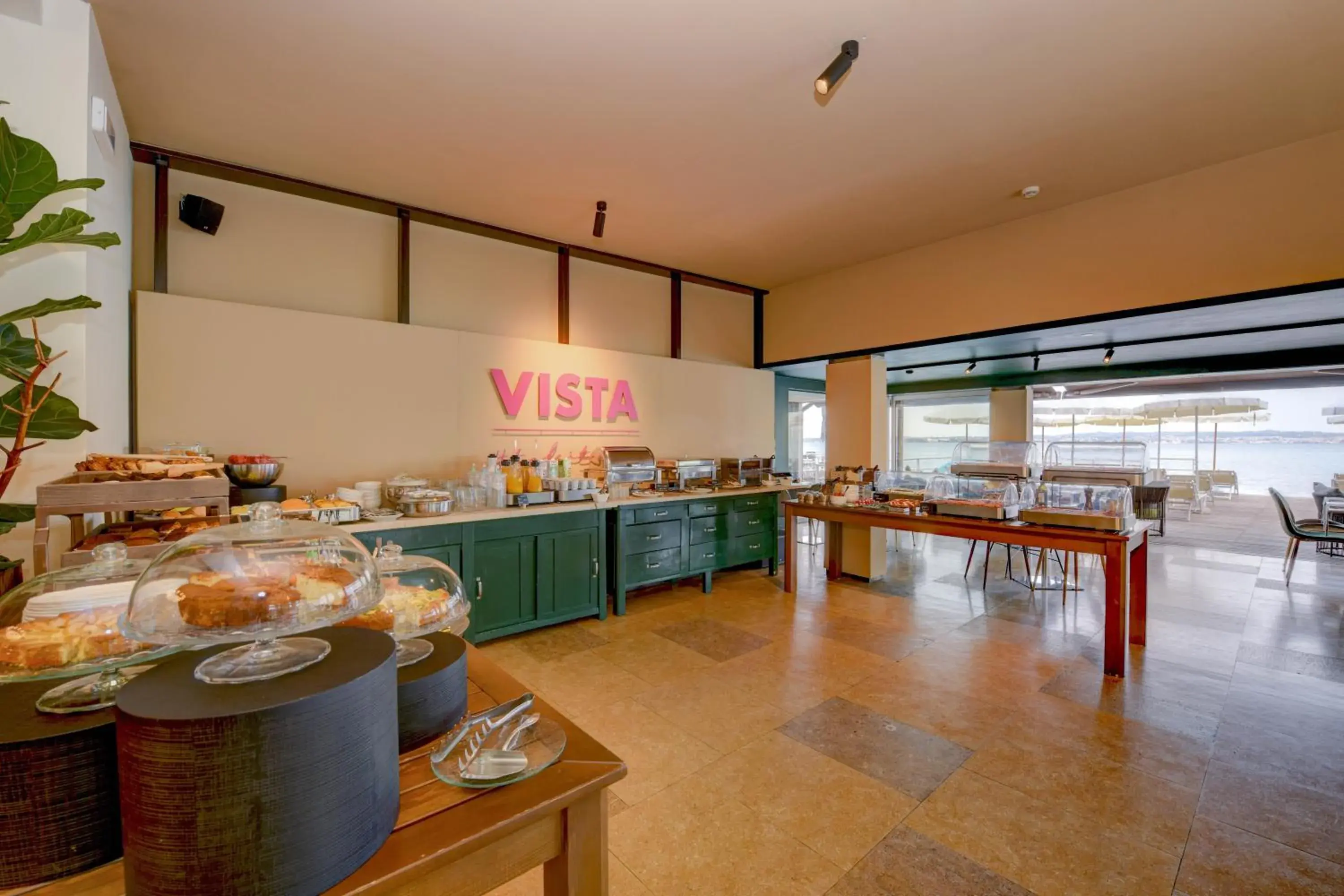 Breakfast, Restaurant/Places to Eat in Hotel Flaminia