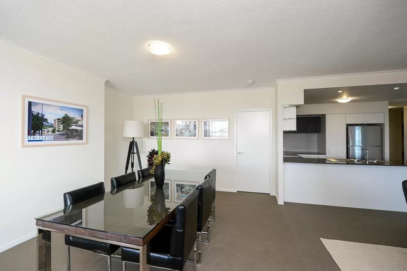 Kitchen or kitchenette, Dining Area in Curtis Central Apartments