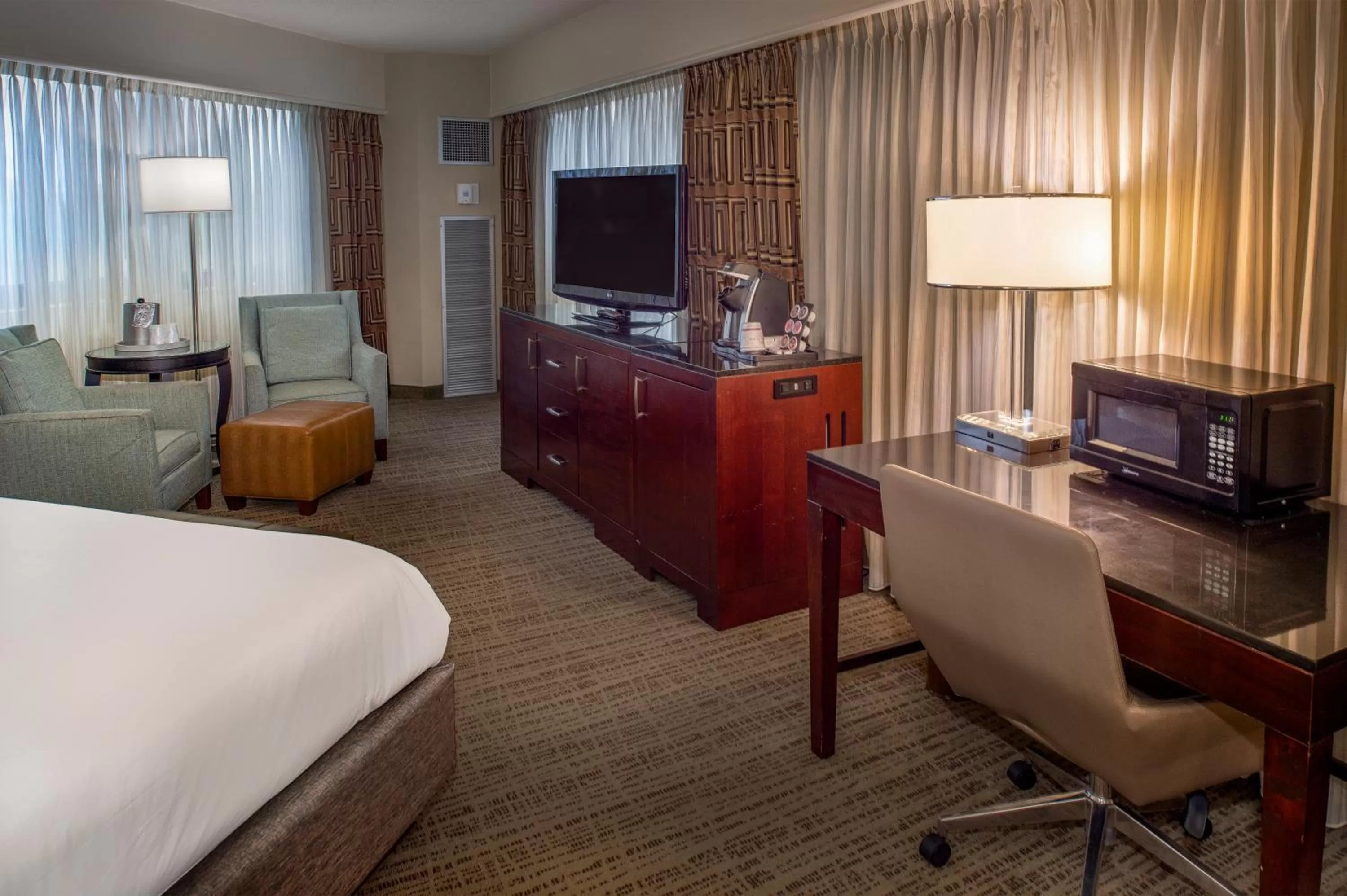 Bed in Crowne Plaza Hotel St. Louis Airport by IHG