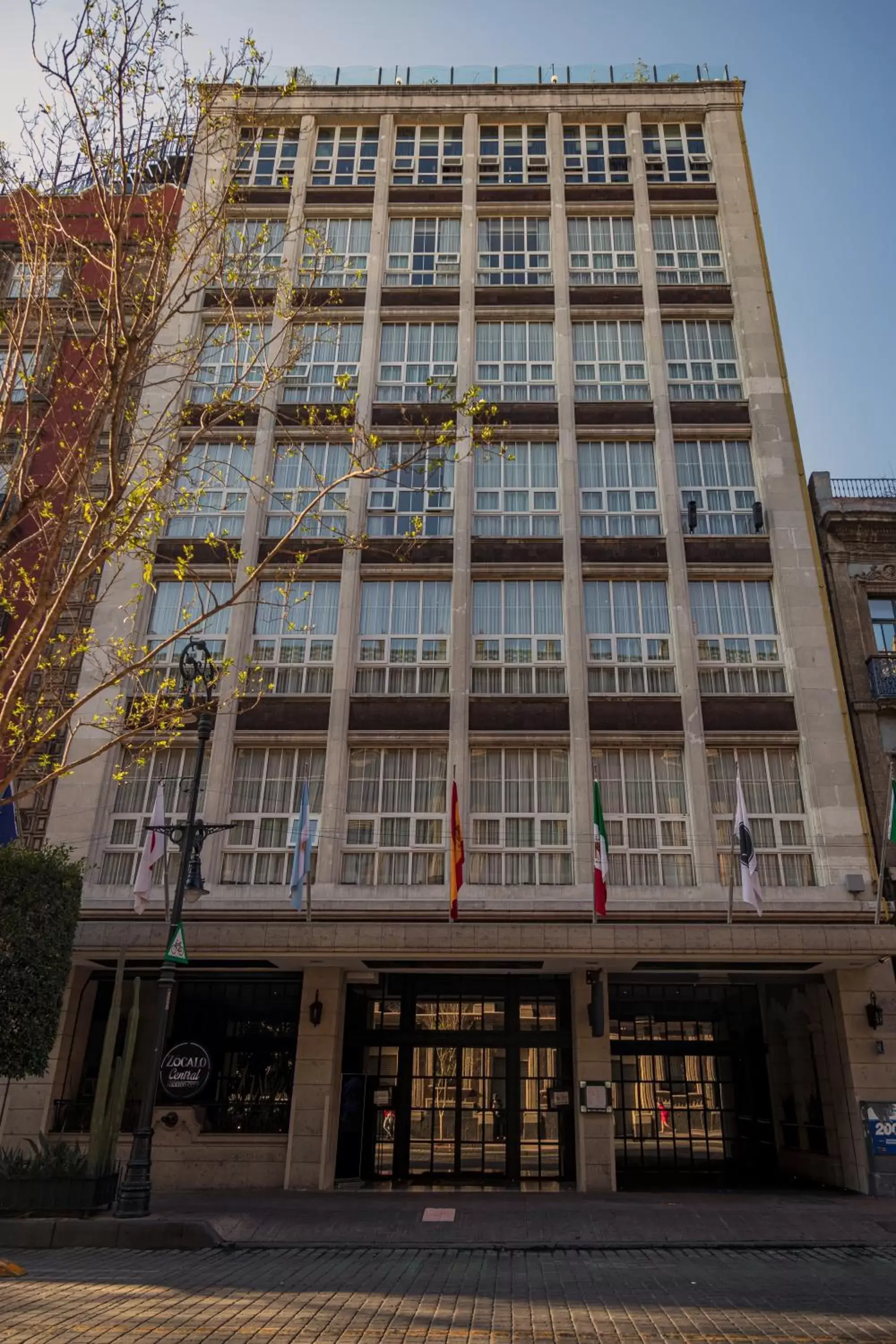 Facade/entrance in Zocalo Central & Rooftop Mexico City Facade/entrance in Zocalo Central & Rooftop Mexico City