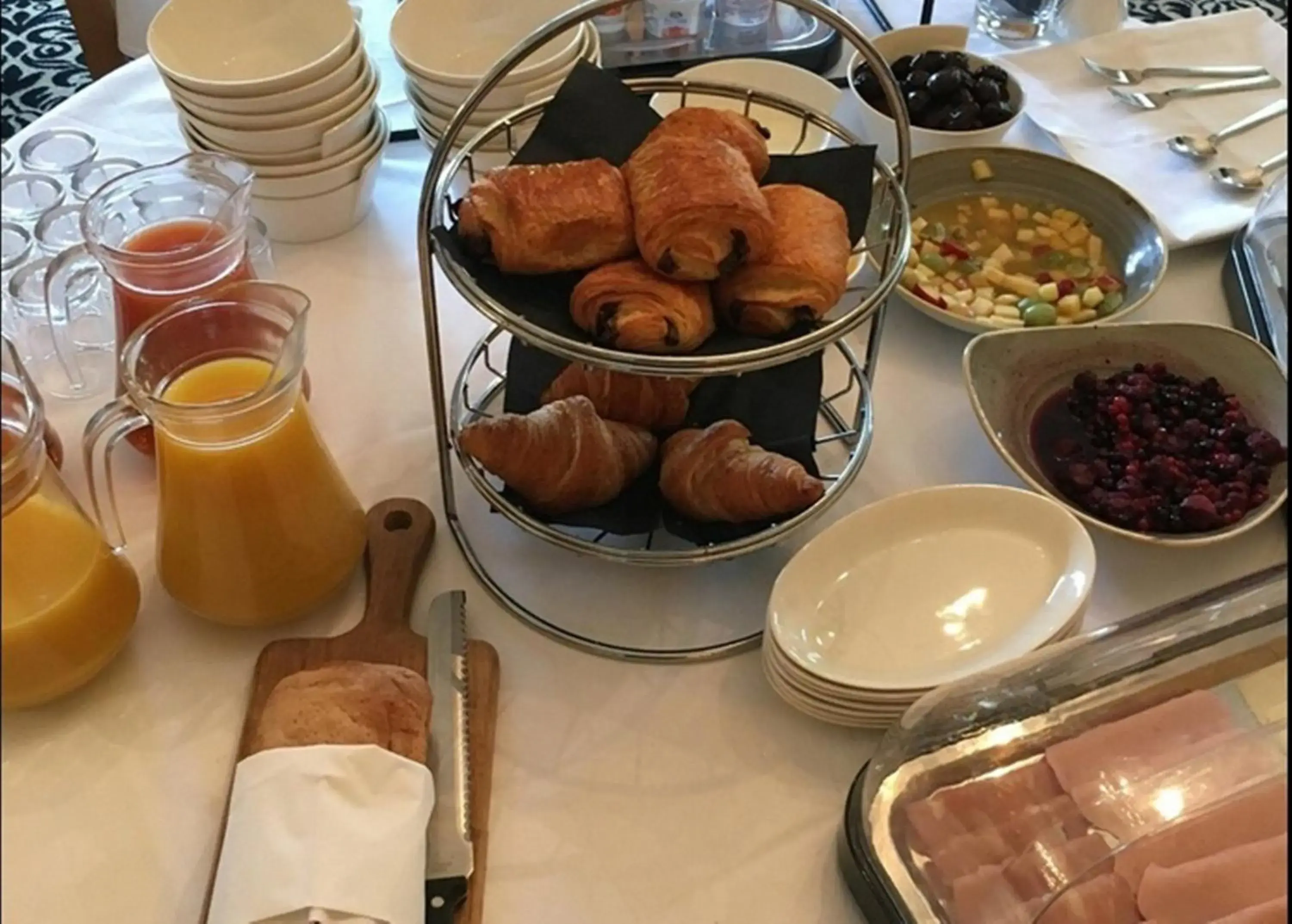 Continental breakfast in St Elizabeth's House