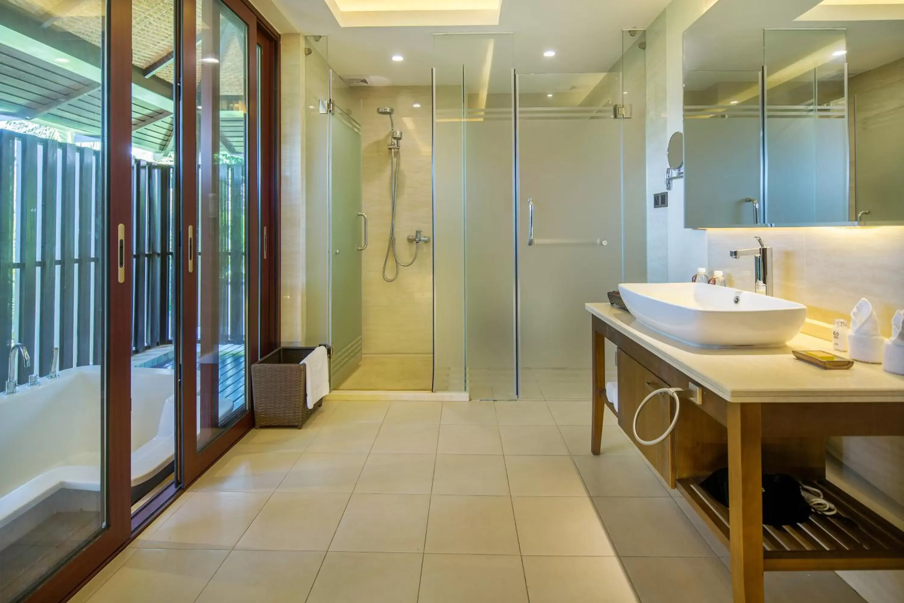 Shower, Bathroom in Sanya Yalong Bay Villas & Spa