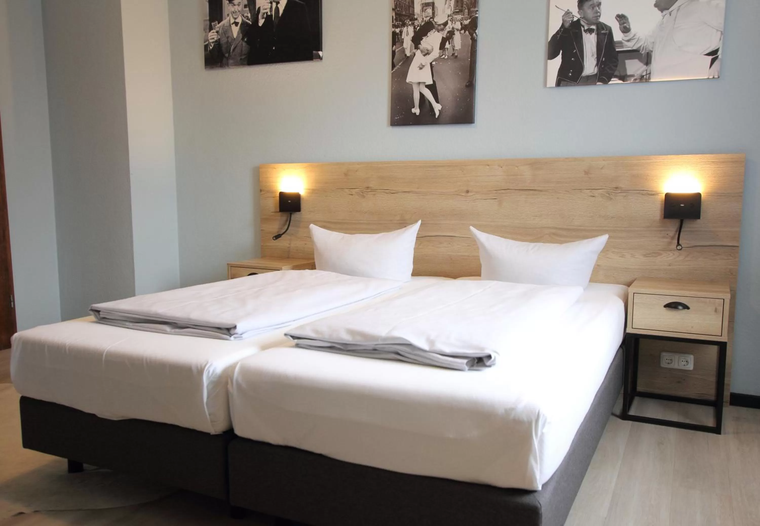 Bed in zeitlos Hotel und Restaurant am Fuchsbach