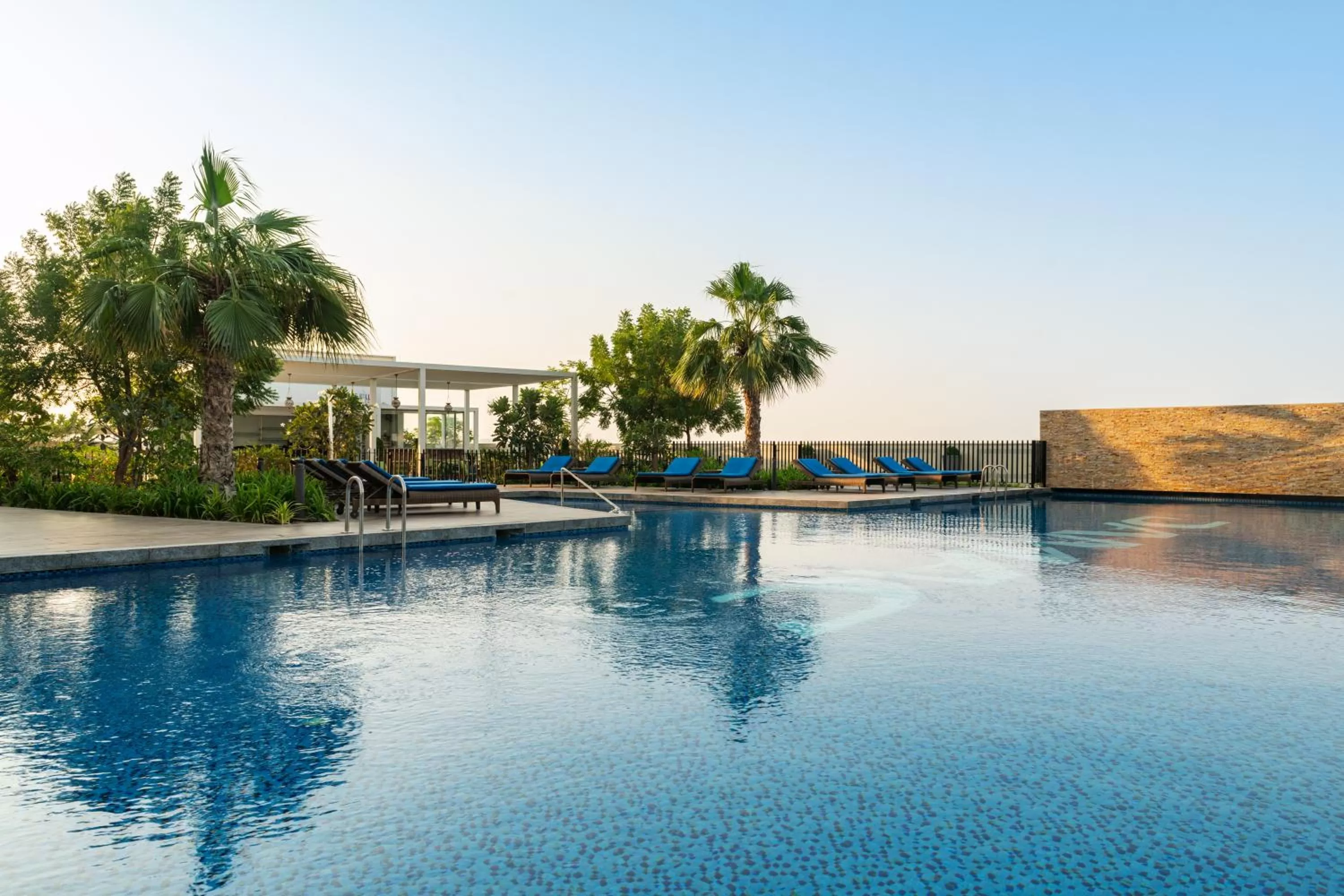 Swimming pool in Radisson Dubai Damac Hills