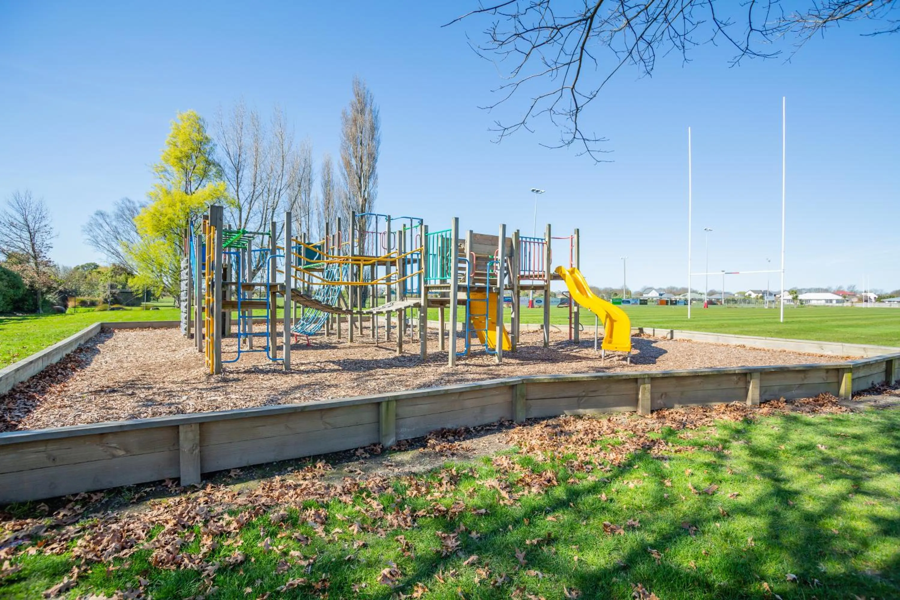 Children play ground in Christchurch Park Motel