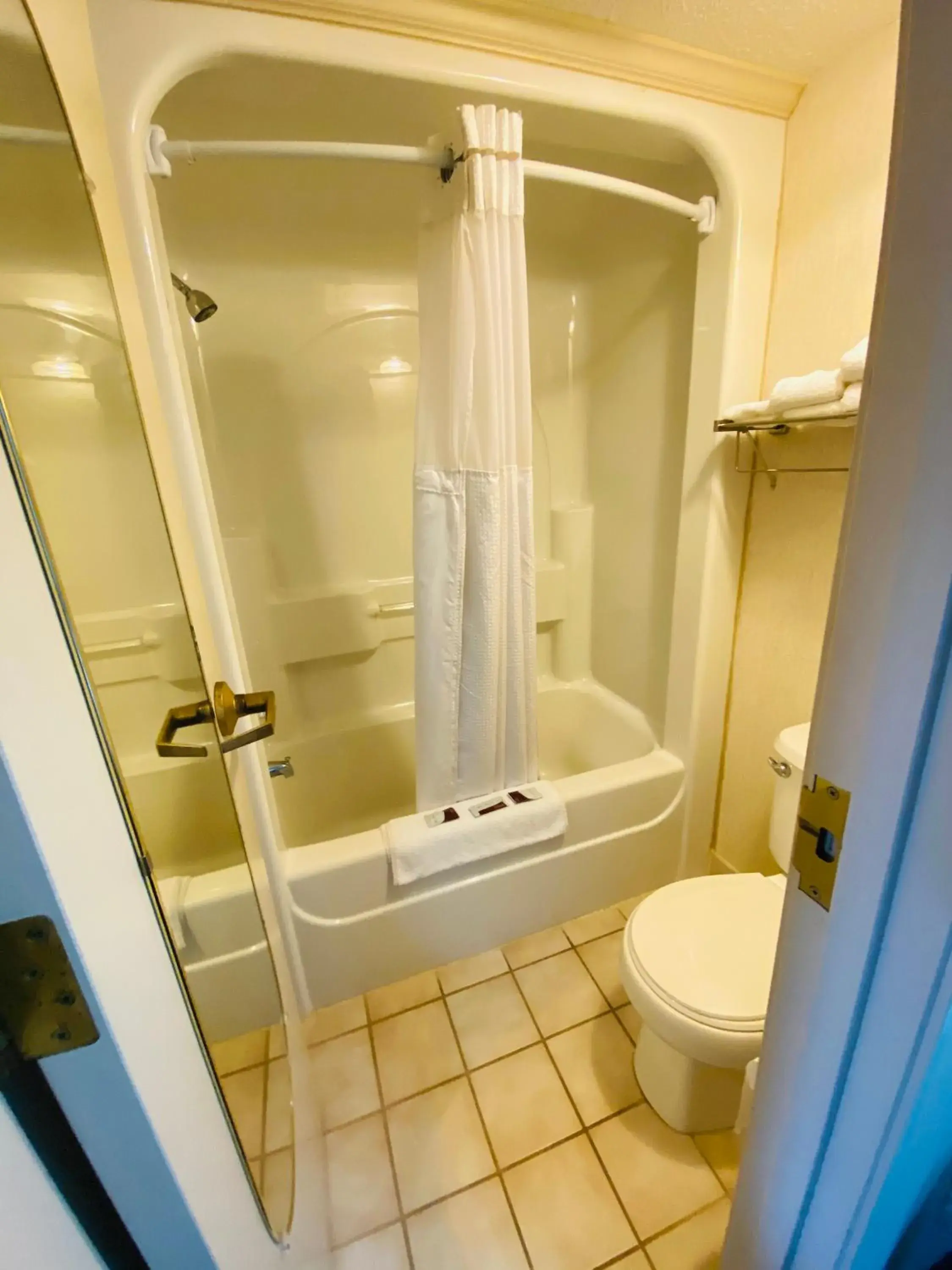 Bathroom in Harrisonville Inn & Suites