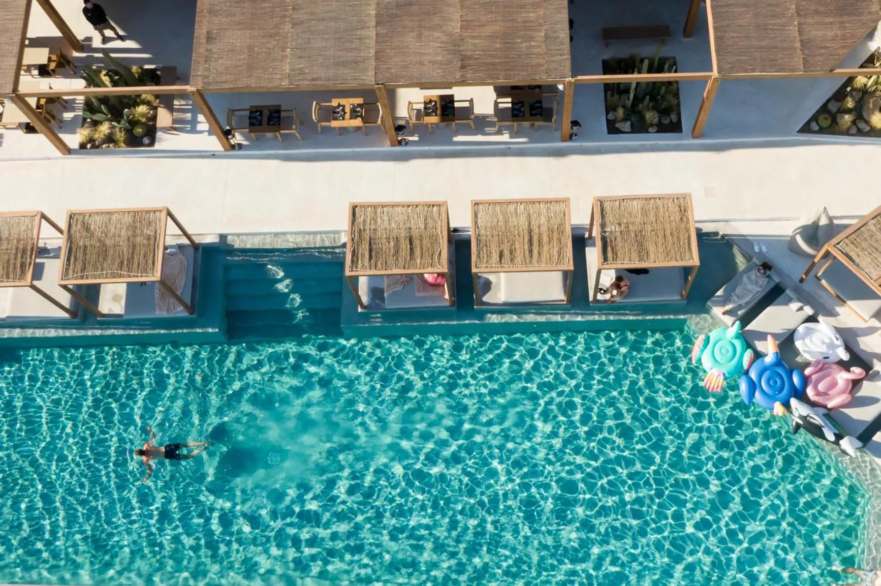 Bird's eye view in Rocabella Mykonos Hotel