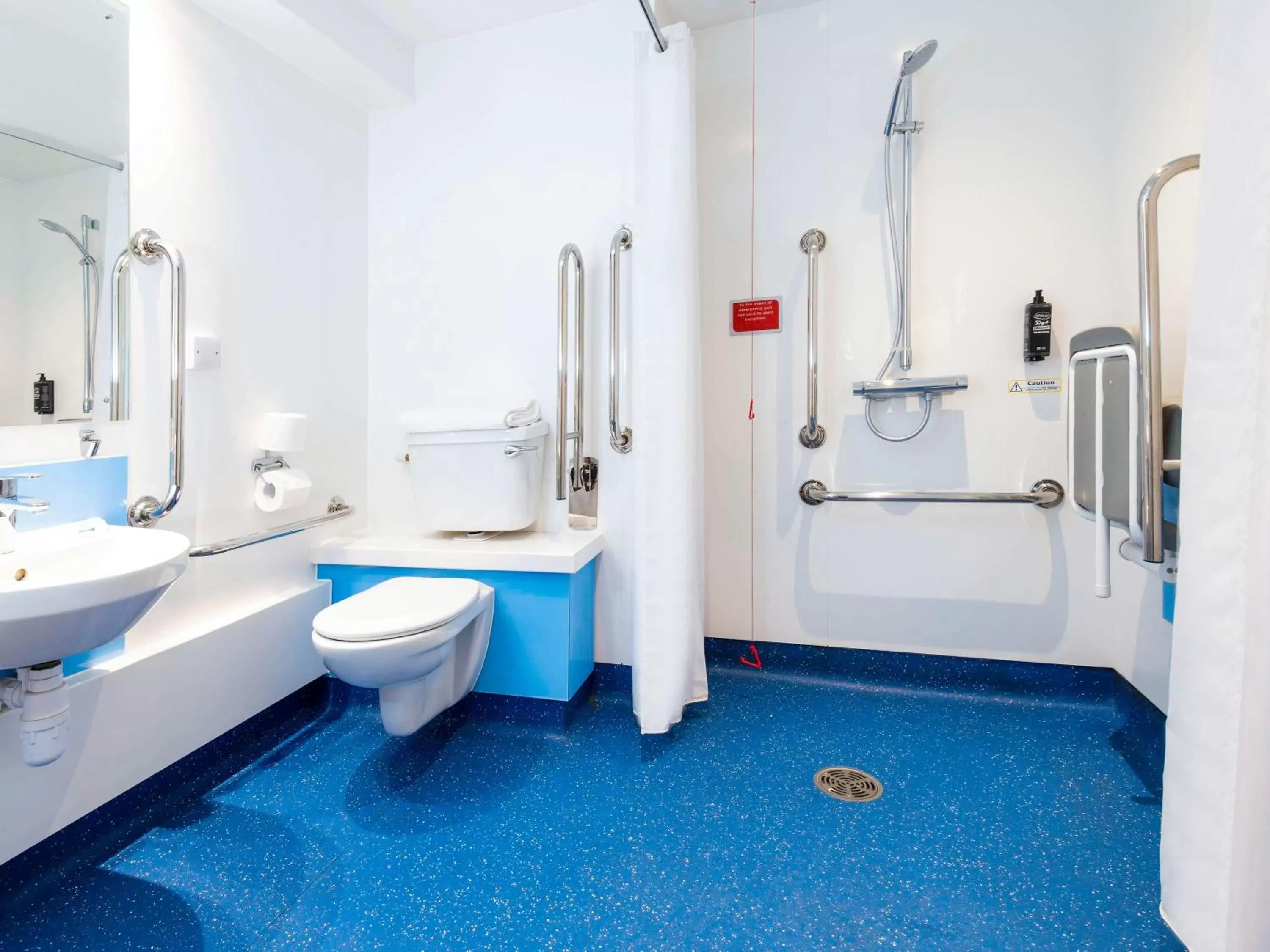 Bathroom in ibis budget London Bromley Town Centre