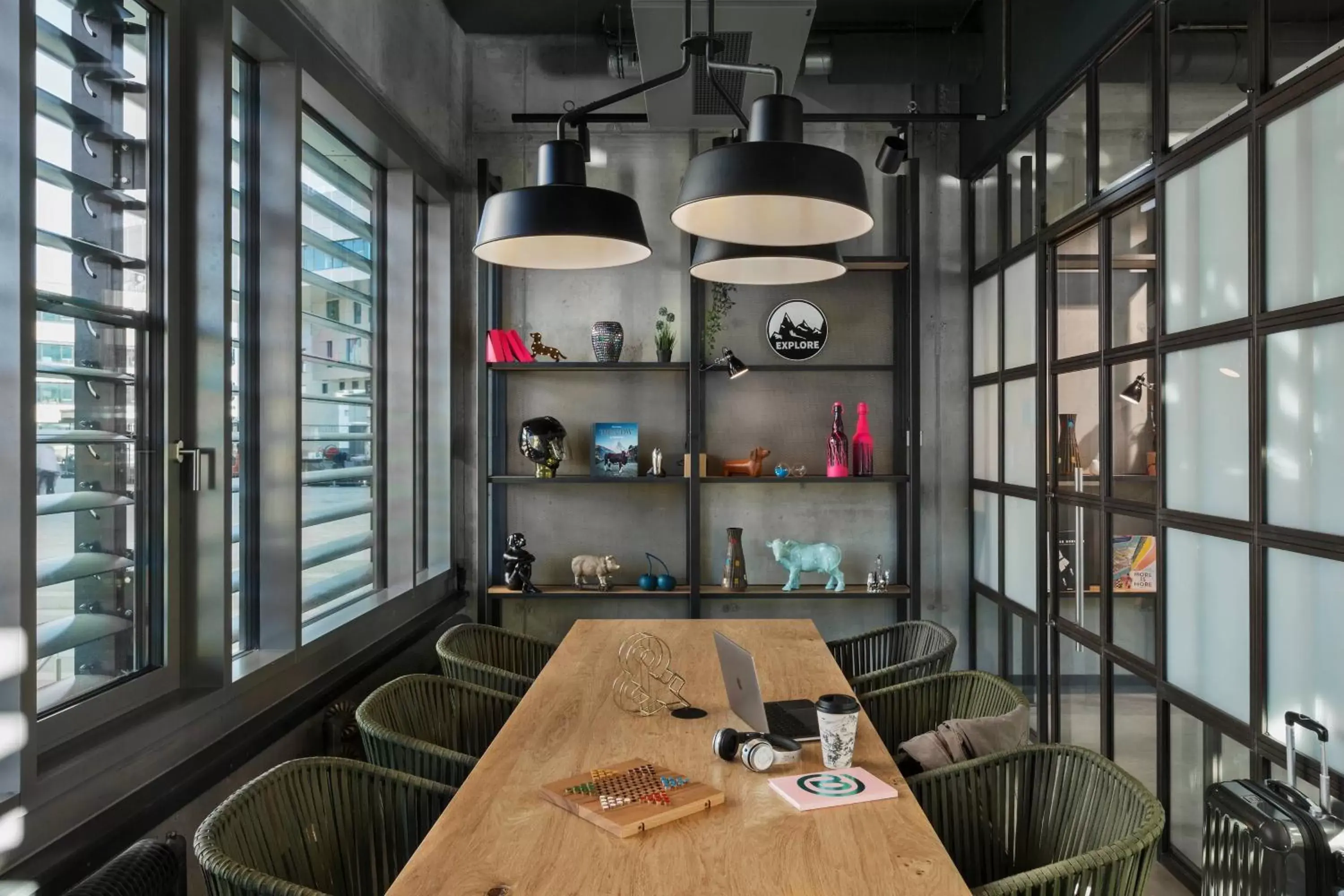 Meeting/conference room, Restaurant/Places to Eat in Moxy Munich Ostbahnhof