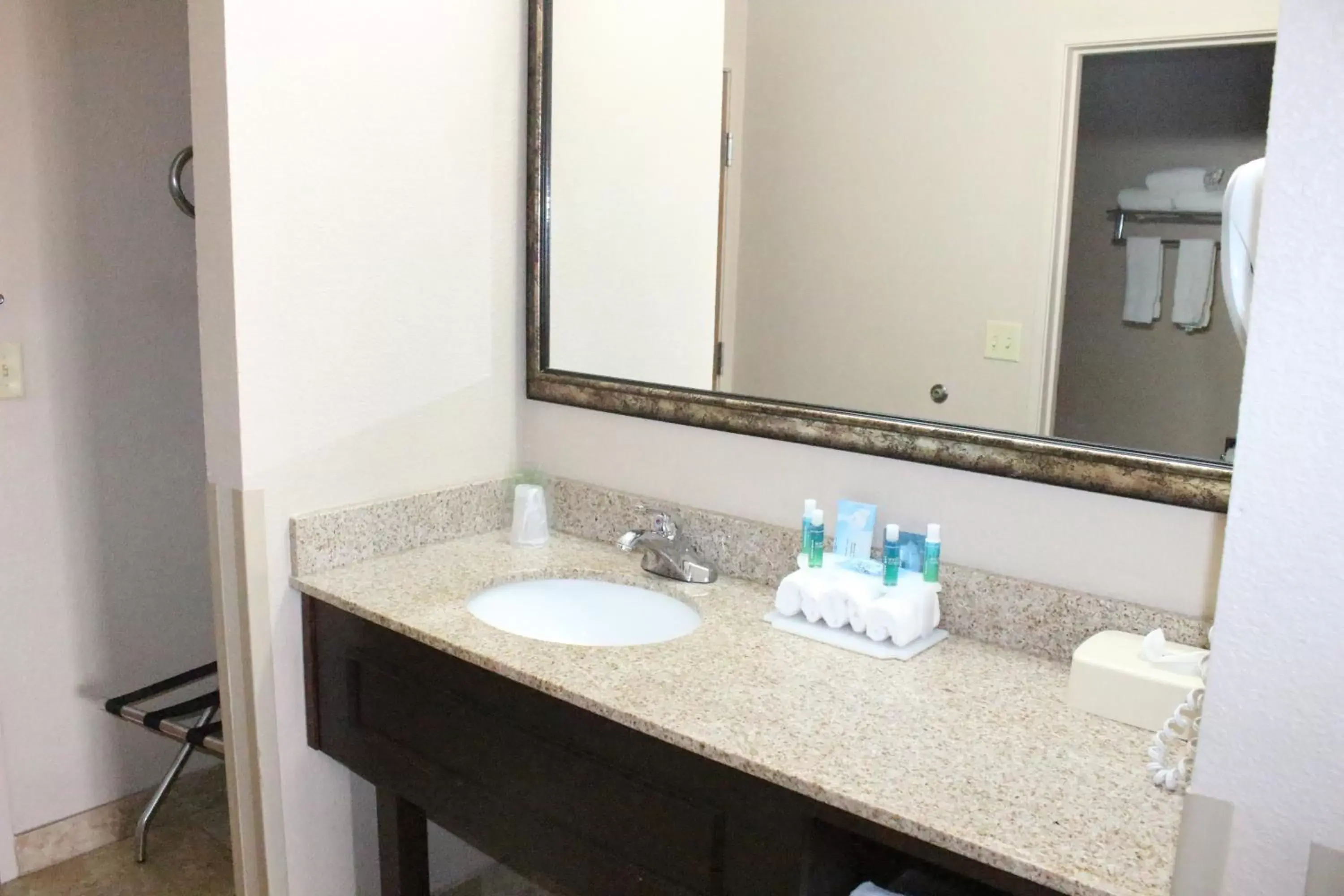 Bathroom in Holiday Inn Express Kansas City Liberty Missouri, an IHG Hotel