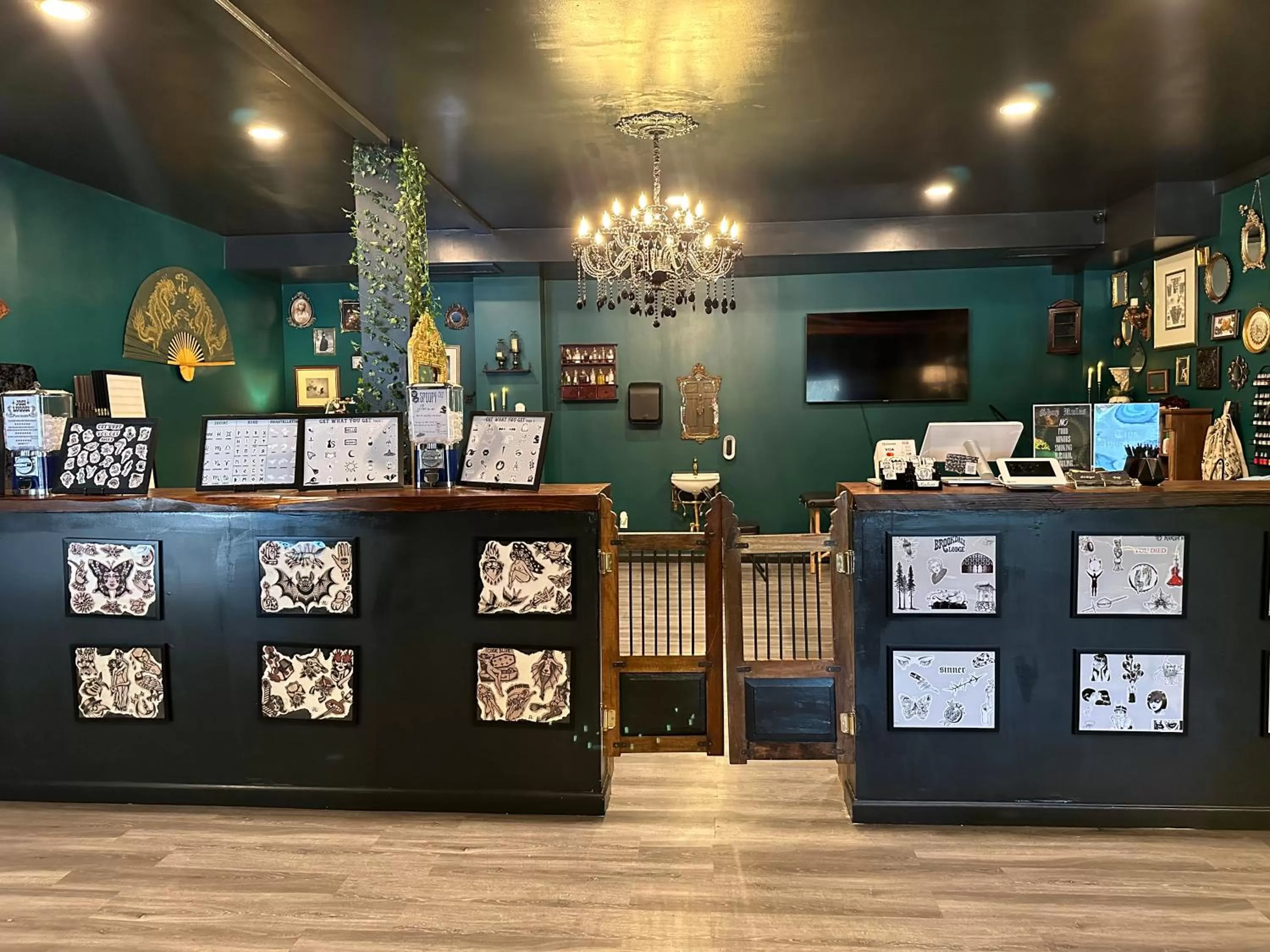 Business facilities in The Historic Brookdale Lodge, Santa Cruz Mountains