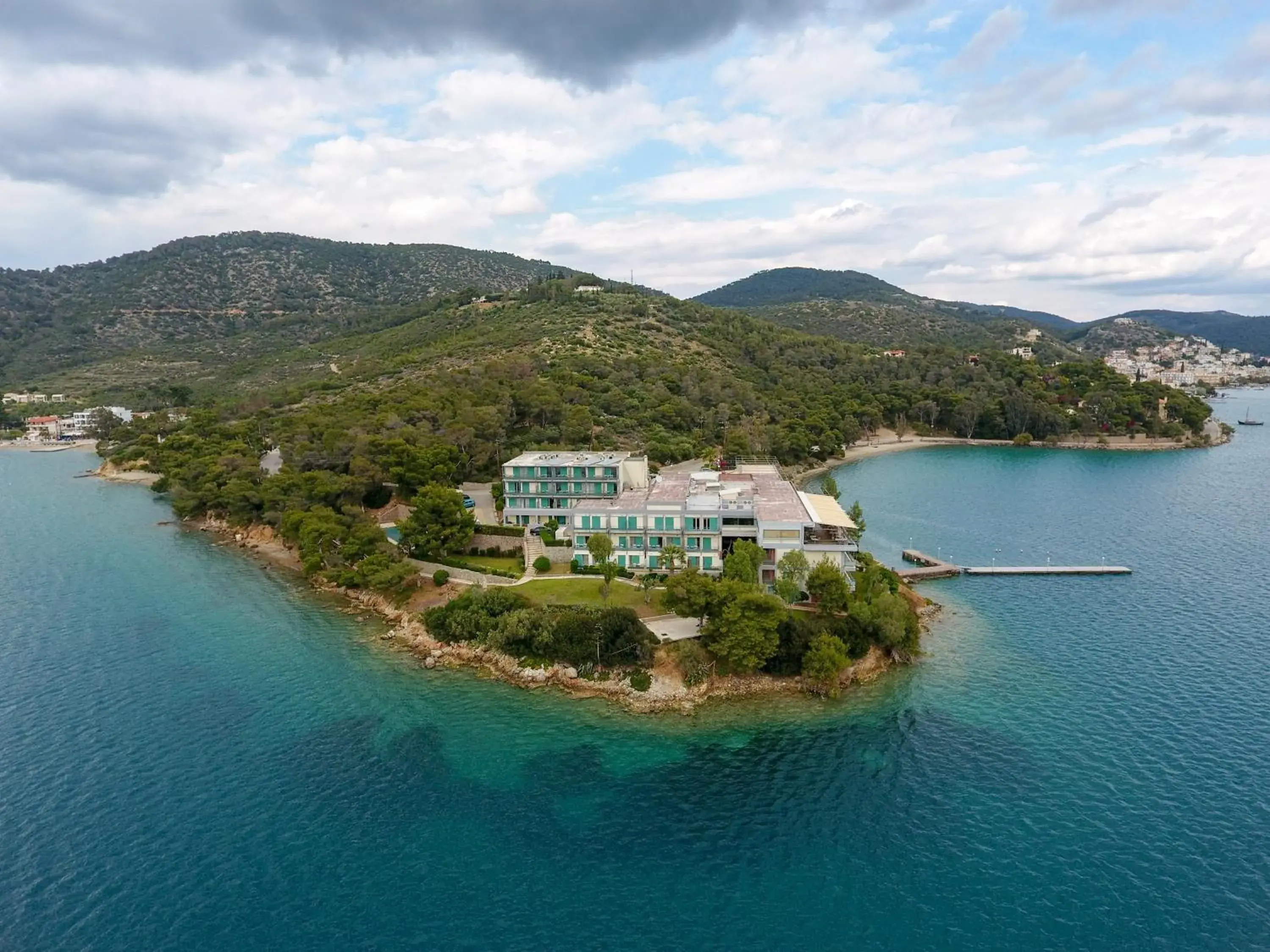 Natural landscape, Bird's-eye View in Xenia Poros Image Hotel