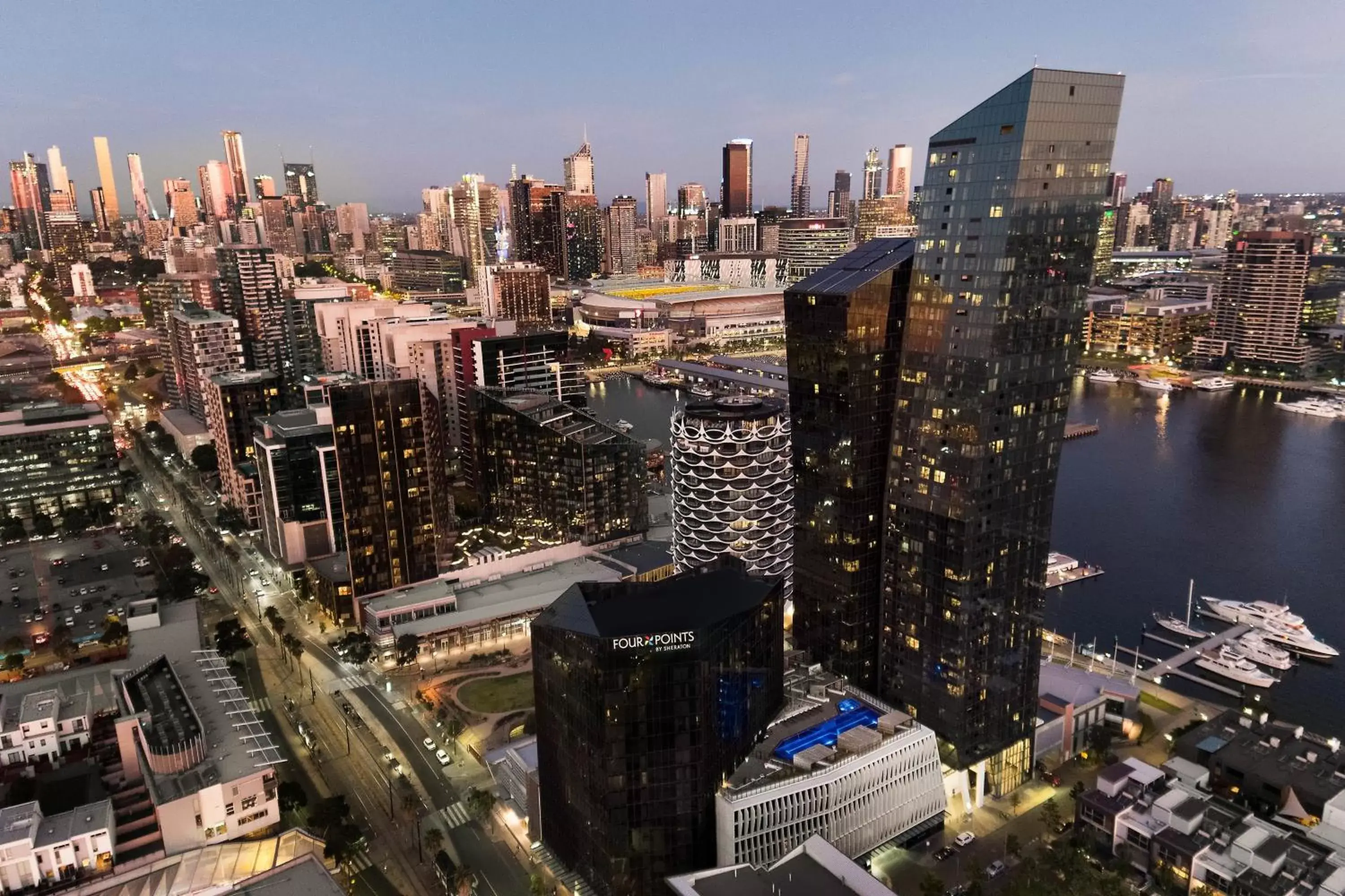 Property building, Bird's-eye View in Four Points by Sheraton Melbourne Docklands