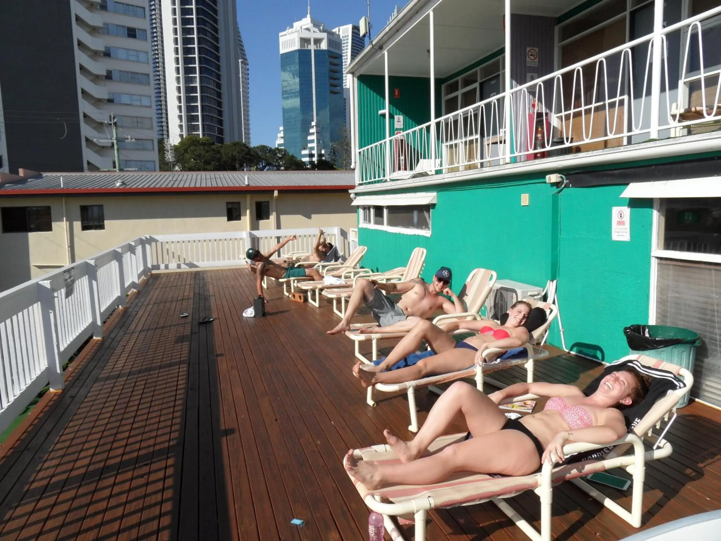 Balcony/Terrace in Backpackers In Paradise