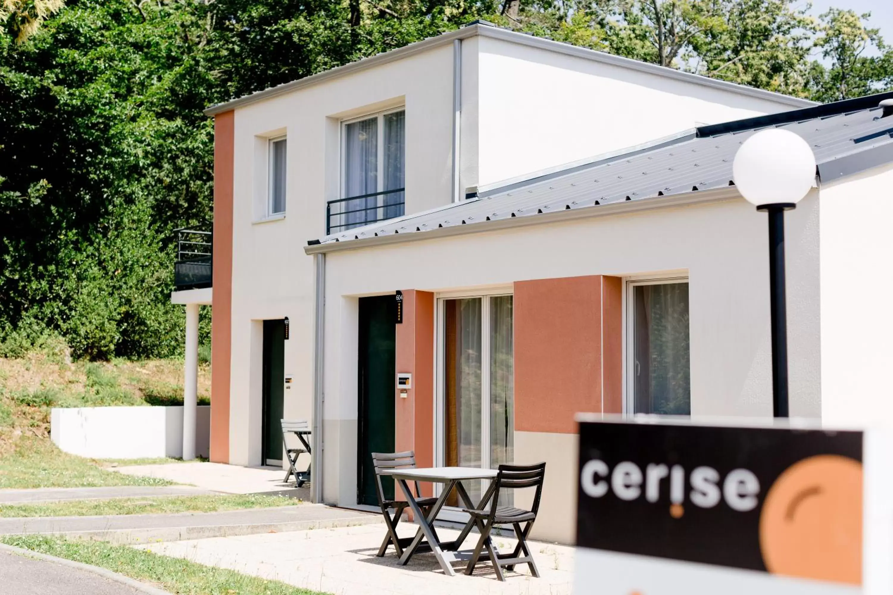 Patio, Property Building in Cerise Nantes Atlantis