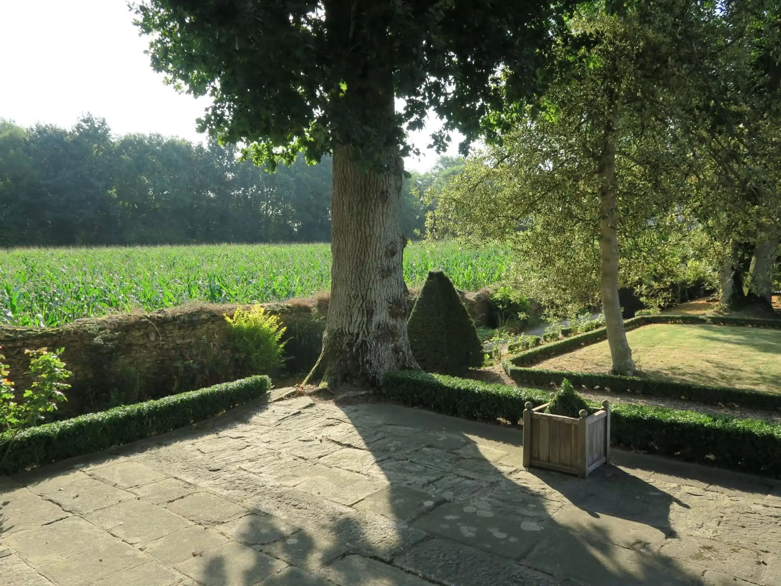 Garden in Le Manoir de la Bigotière