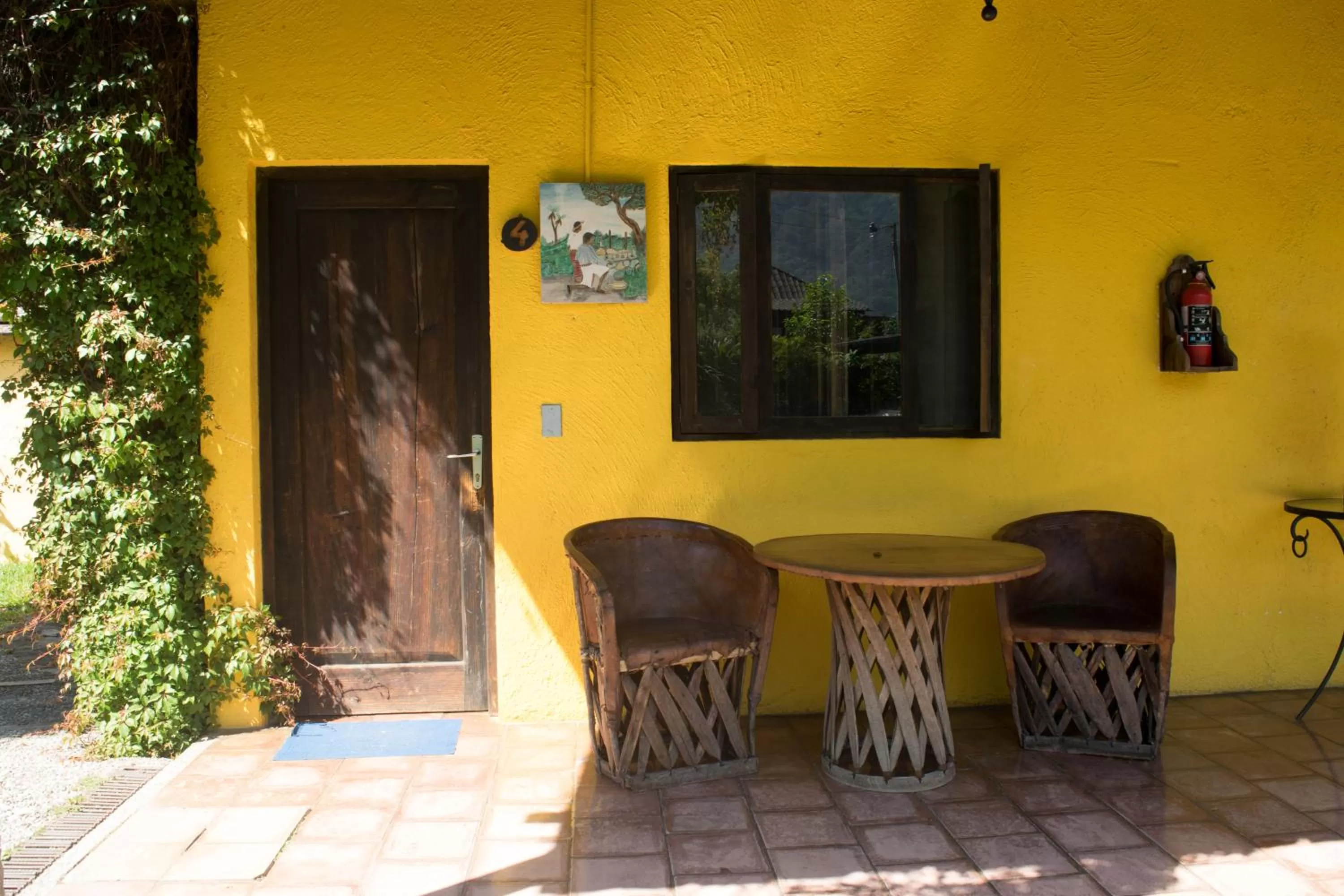 Patio in Hotel Toliman