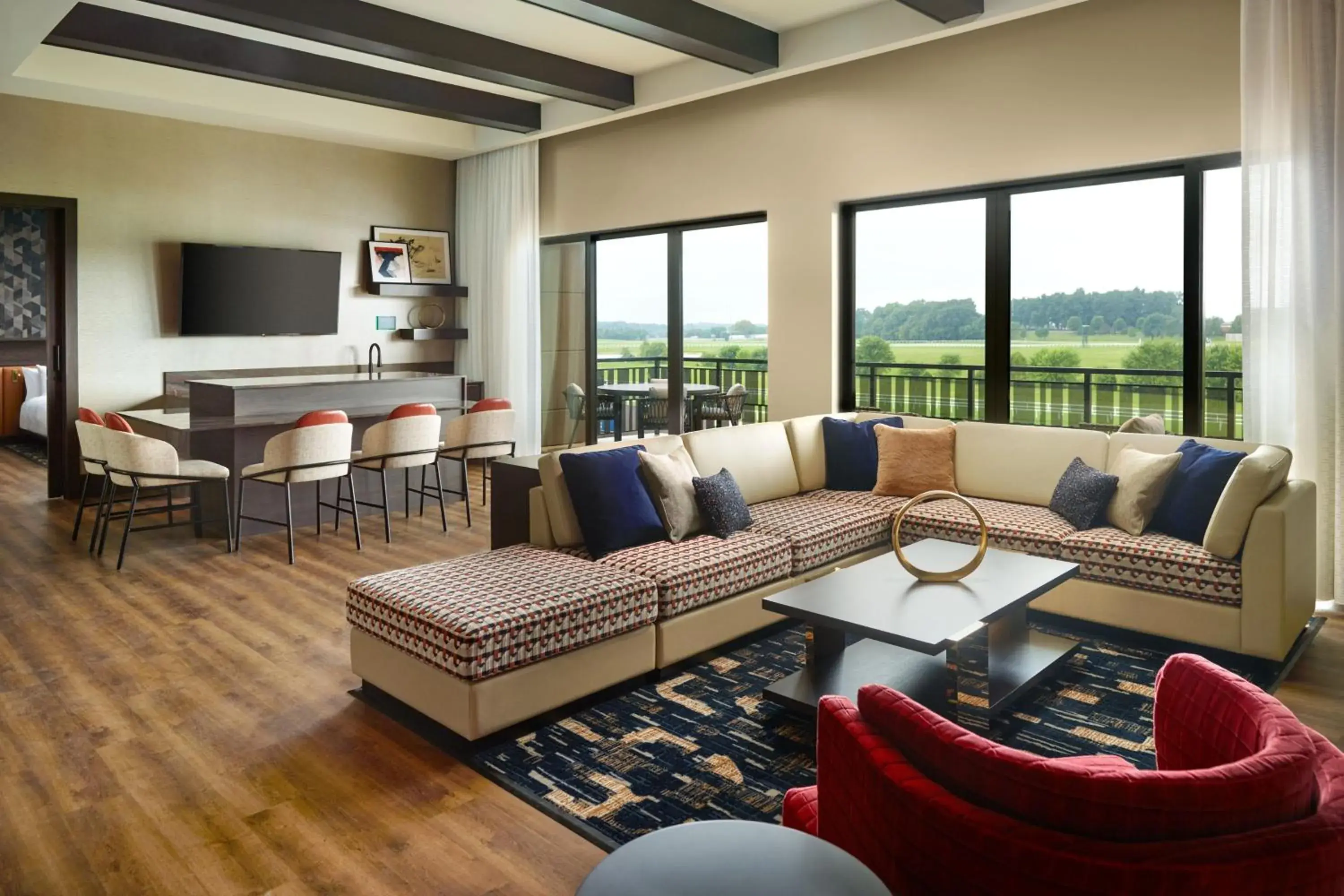 Photo of the whole room, Seating Area in SpringHill Suites by Marriott Franklin Mint