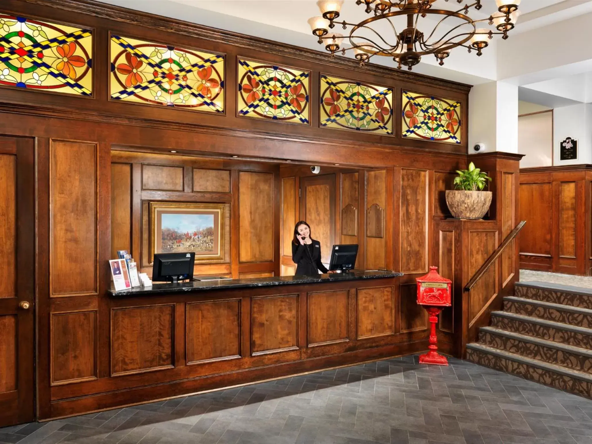Lobby or reception, Lobby/Reception in Huntingdon Manor Hotel