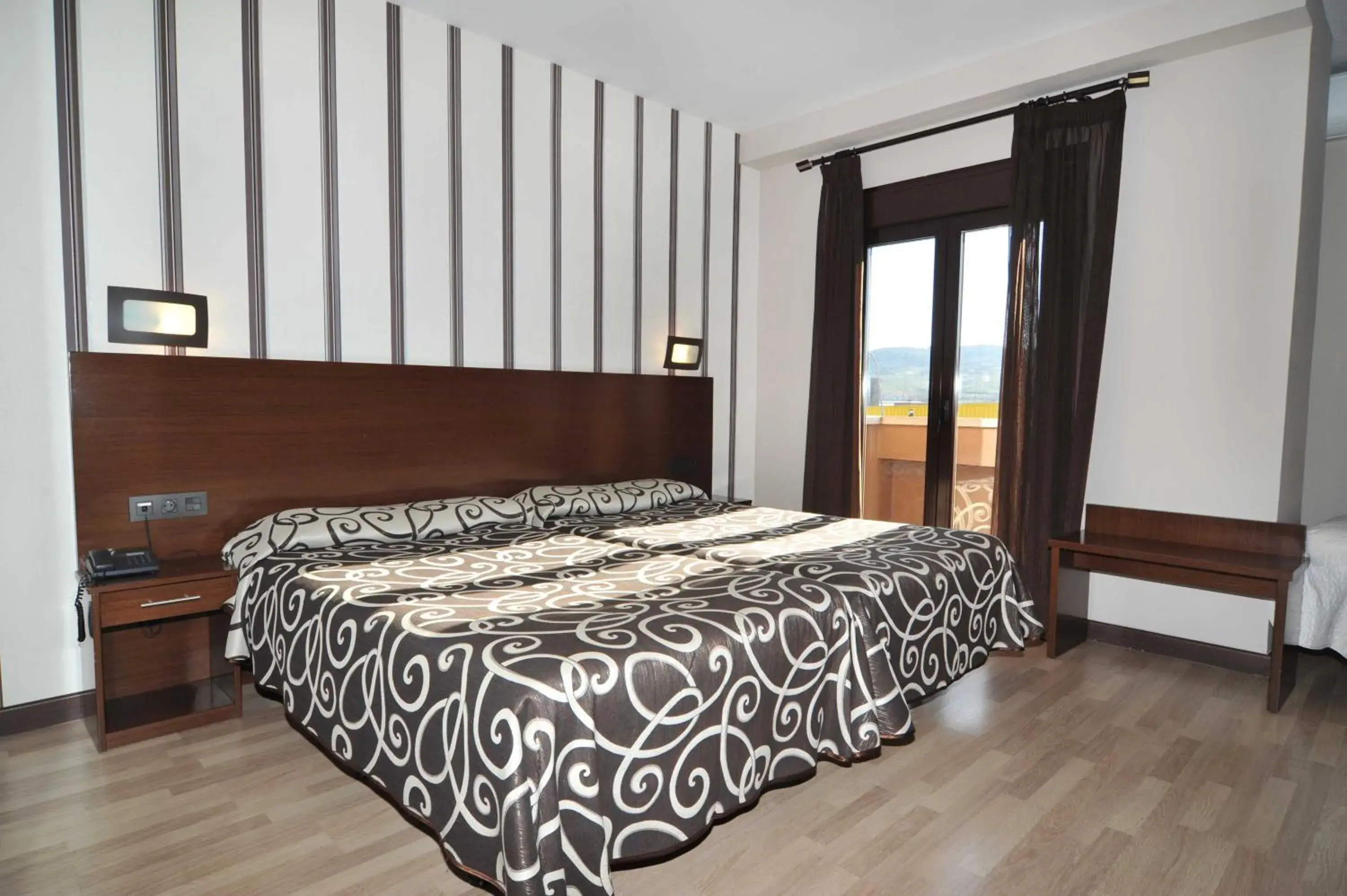 Bed in Hotel Ciudad de Plasencia