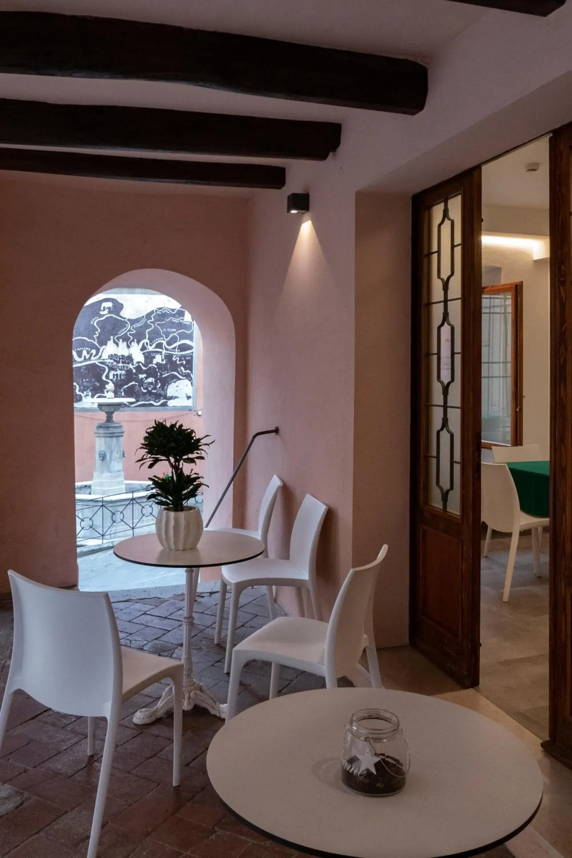 Dining Area in Albergo La Rocca