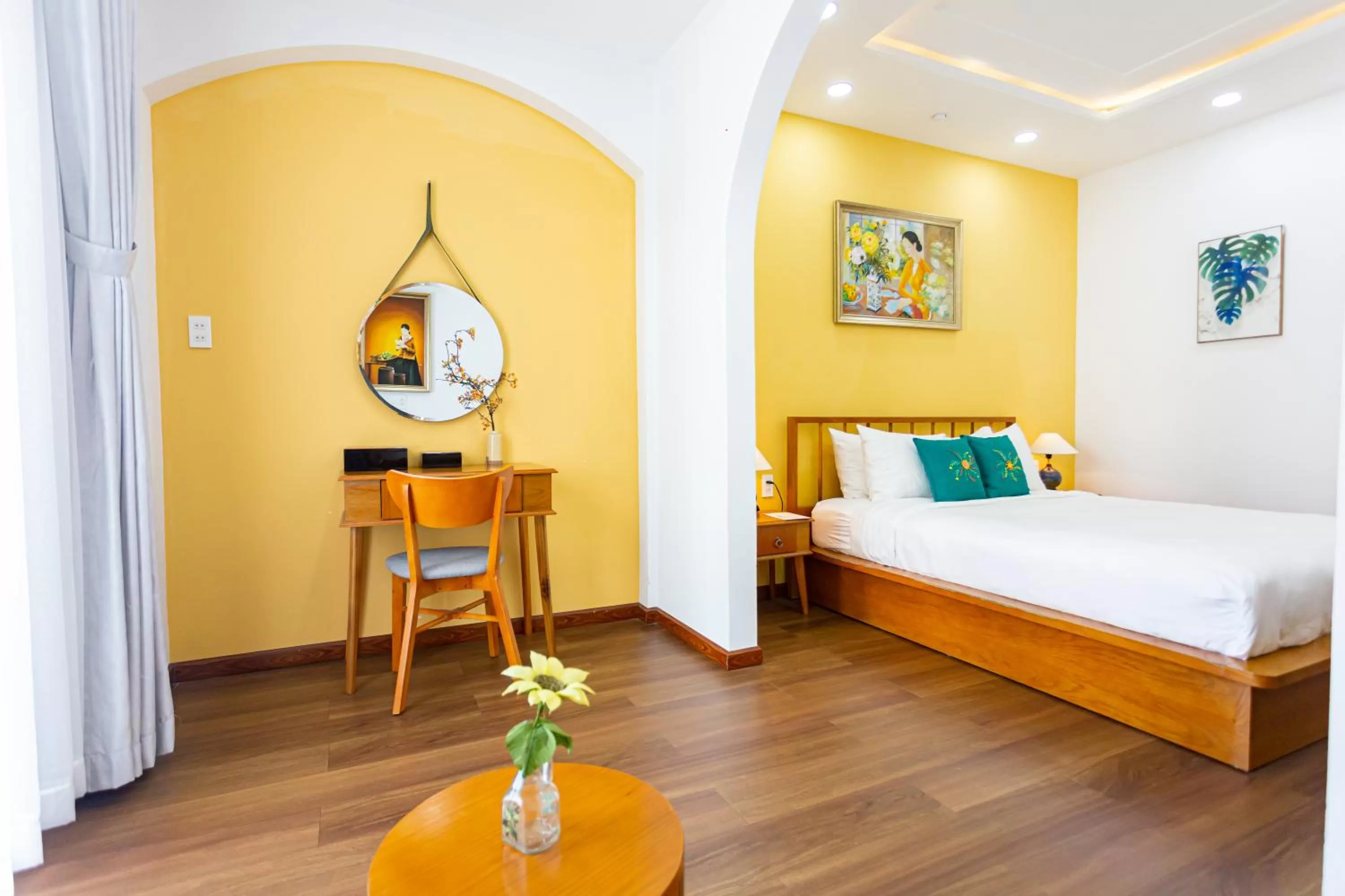 Bedroom, Bed in Chez Mimosa Local