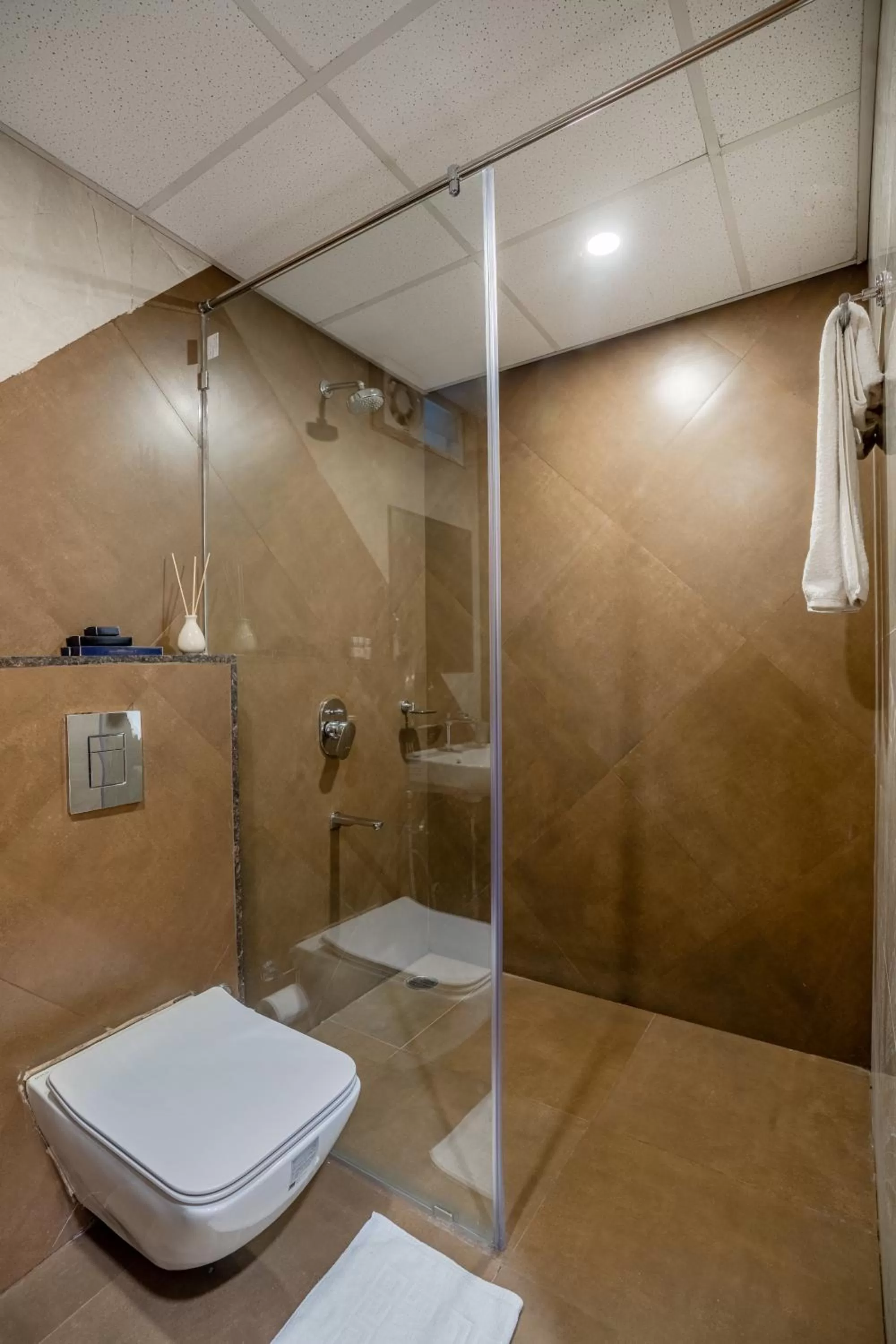 Bathroom in Hotel Akoya - HITECH City Hyderabad