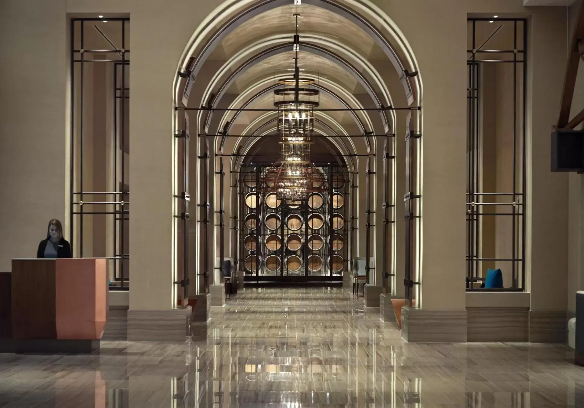 Decorative detail in Omni Louisville Hotel