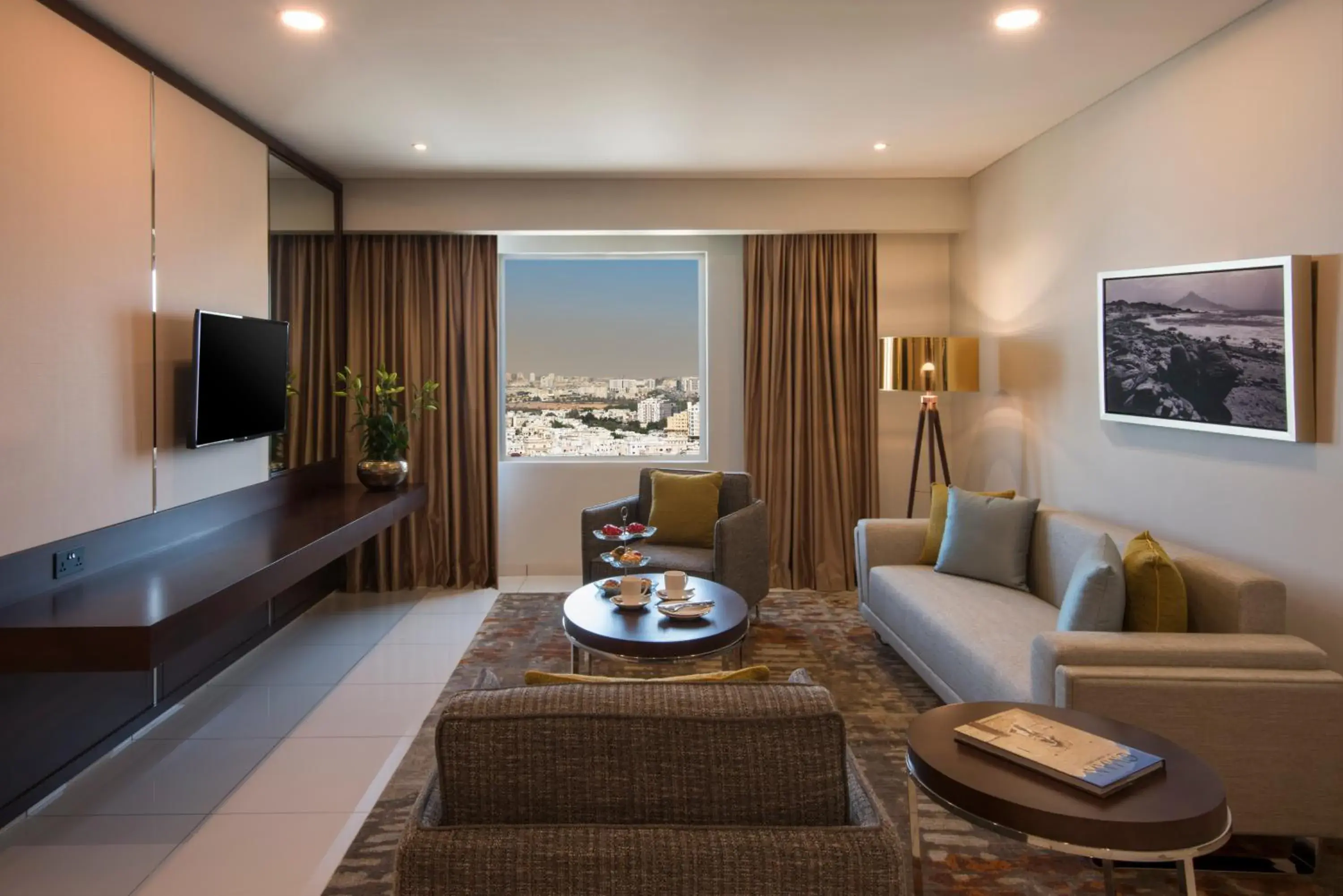 Living room, Seating Area in Fraser Suites Muscat