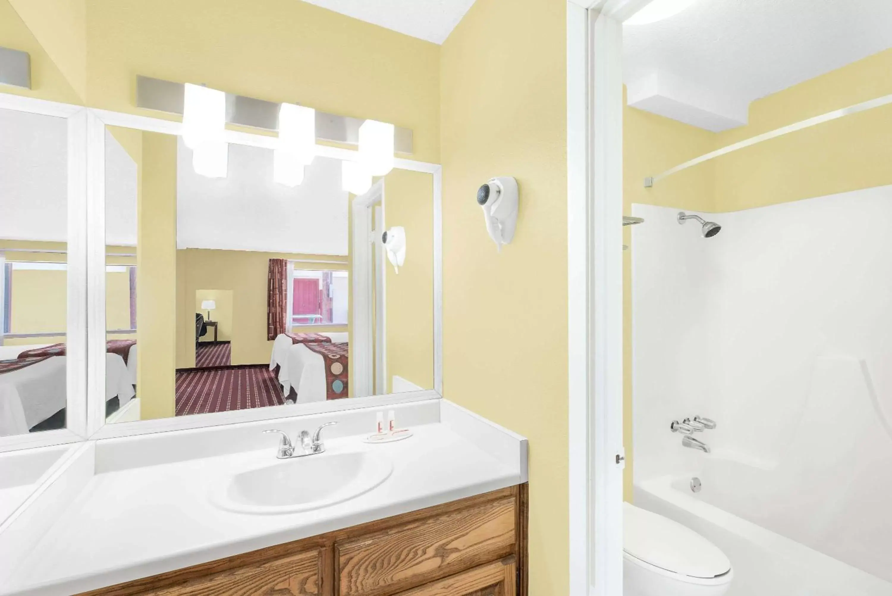 Bathroom in Super 8 by Wyndham Kerrville TX