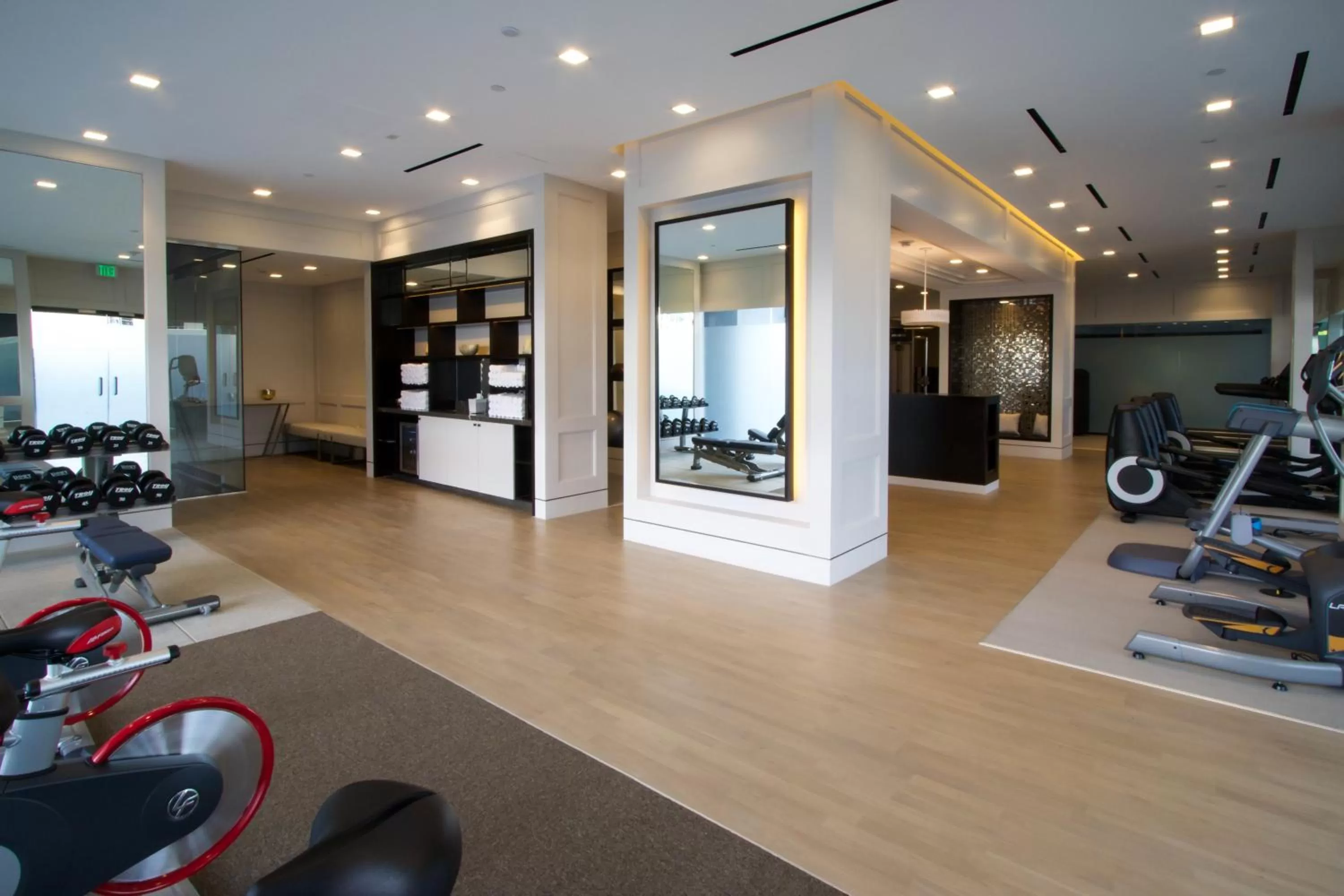 Fitness centre/facilities in The London West Hollywood at Beverly Hills