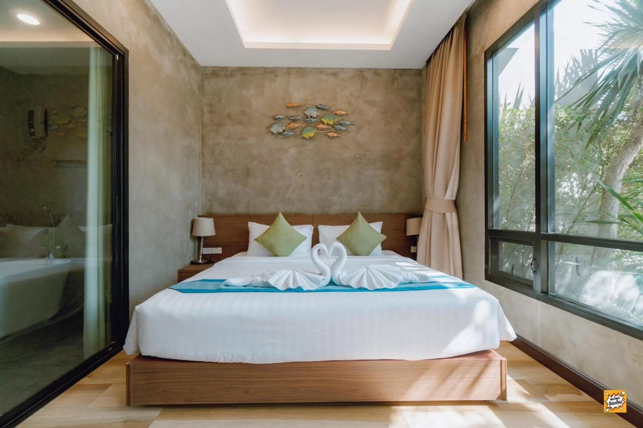 Bed in Blue River Resort