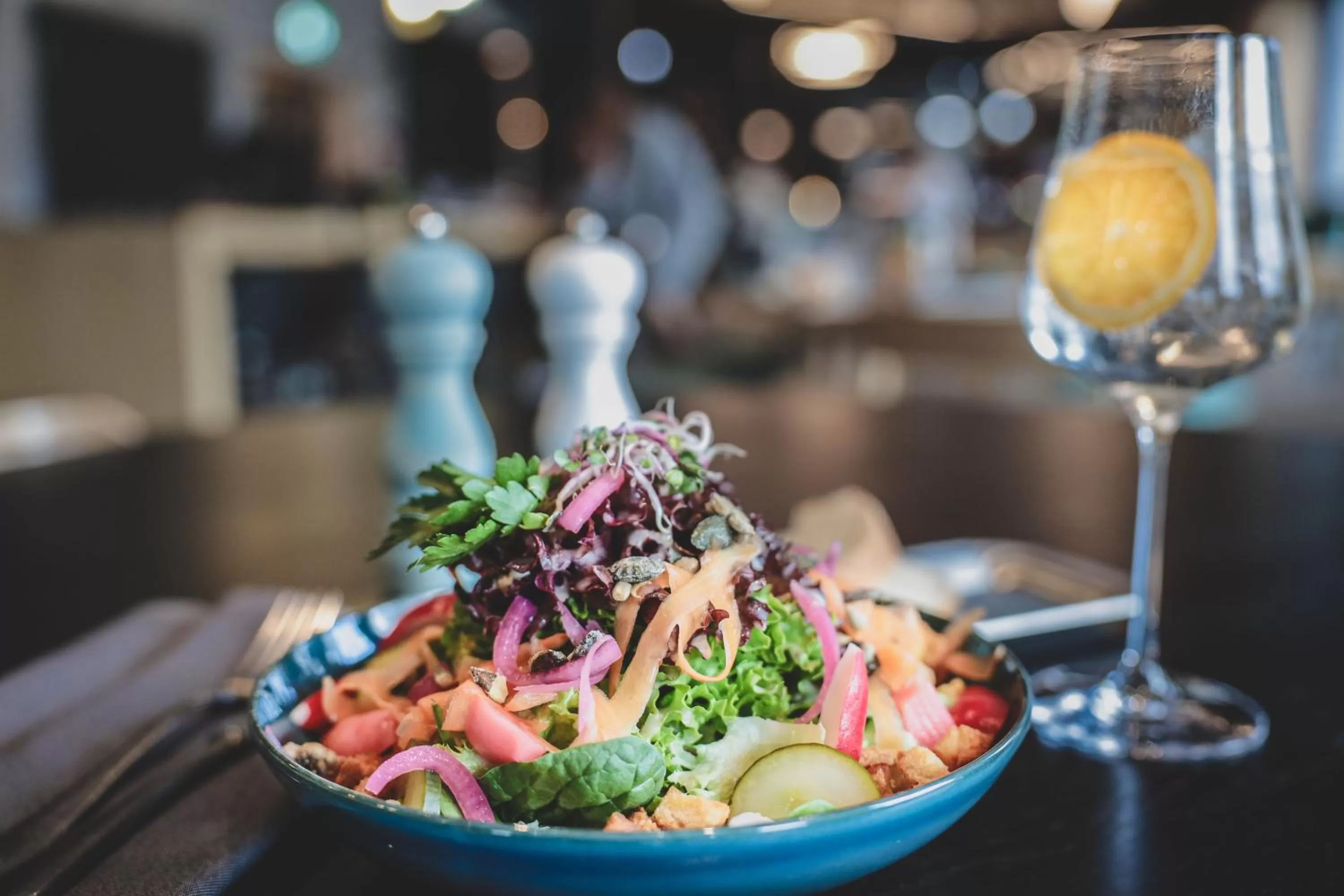 Restaurant/places to eat in AVES Hotel&Apartment Arosa