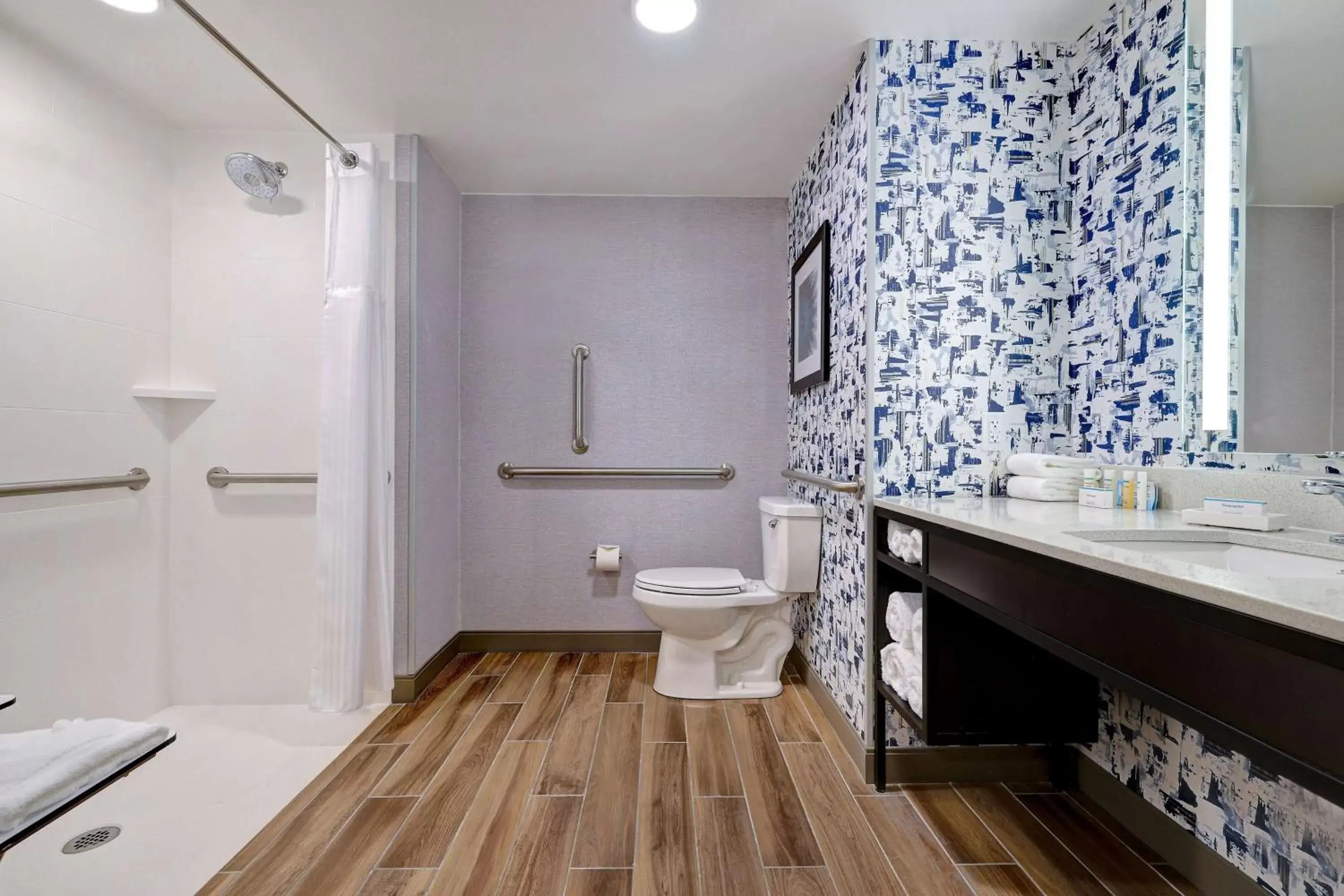 Bathroom in Hilton Garden Inn Cedar Rapids