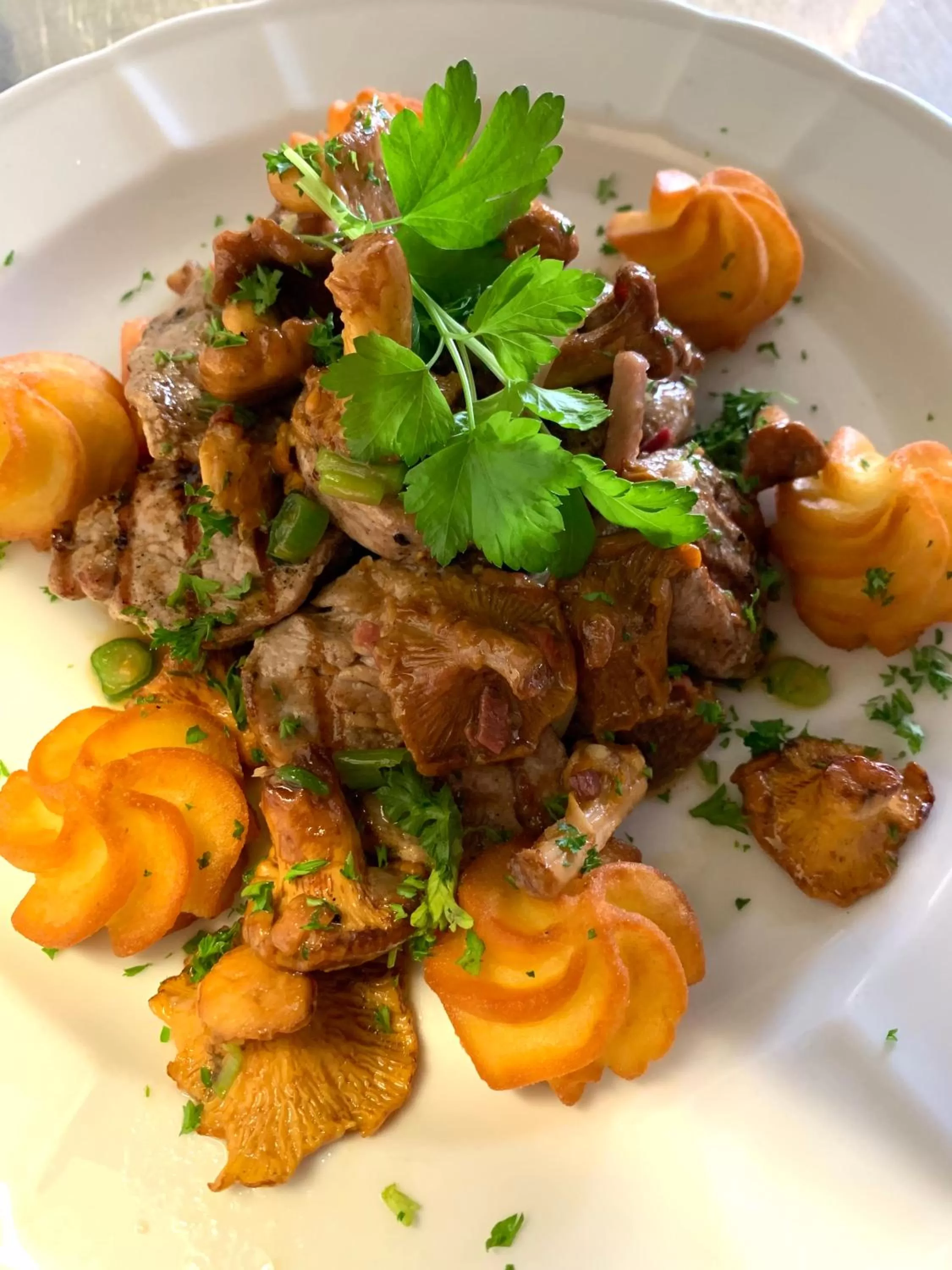 Food close-up in Boutique Hotel Goldene Henne