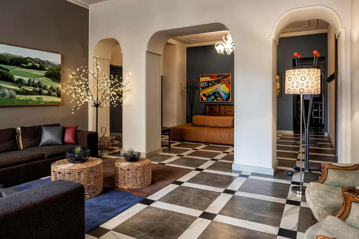 Lobby or reception, Seating Area in Albergo Cerchi