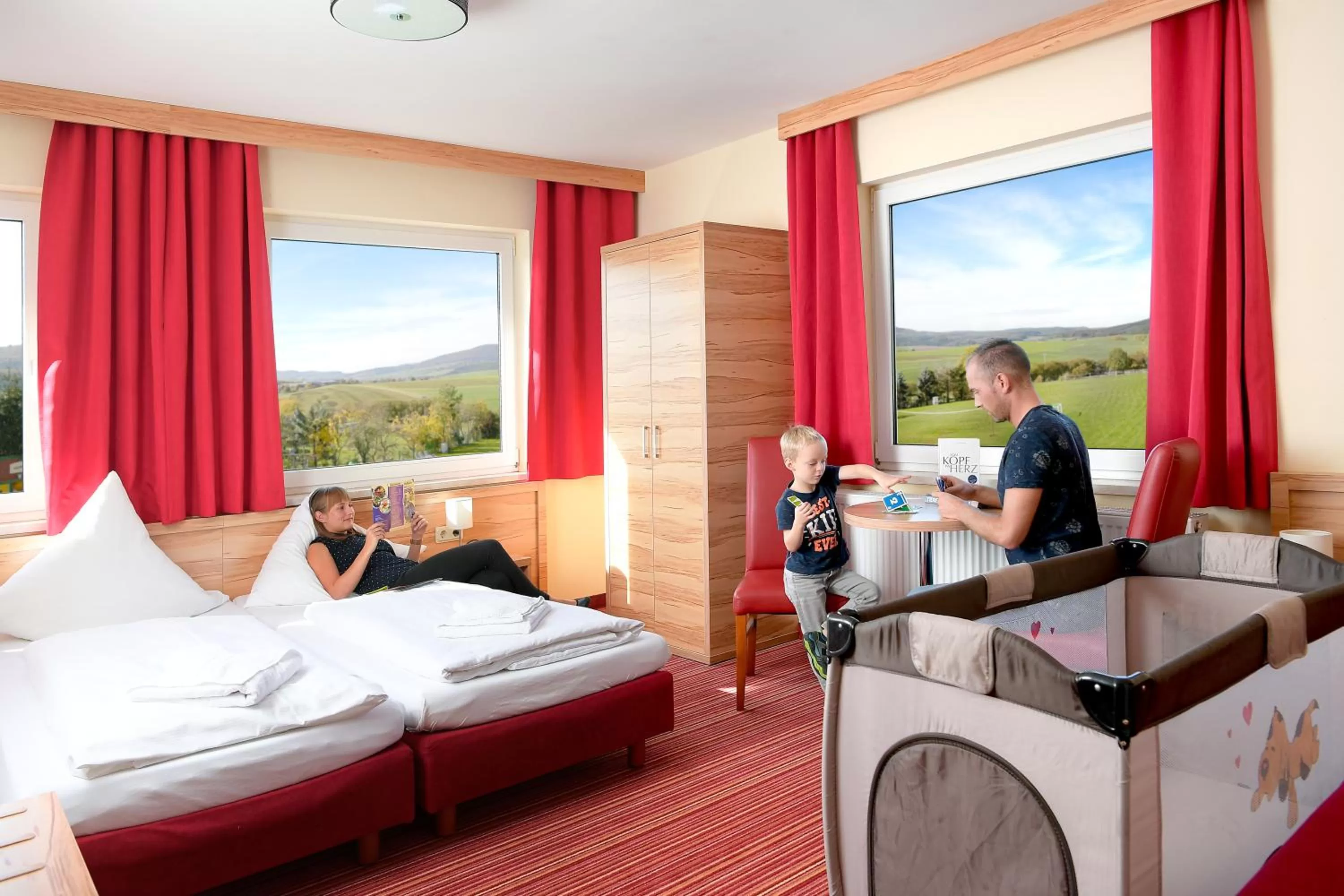 Family, Bed in Familienhotel "Rhön Feeling"