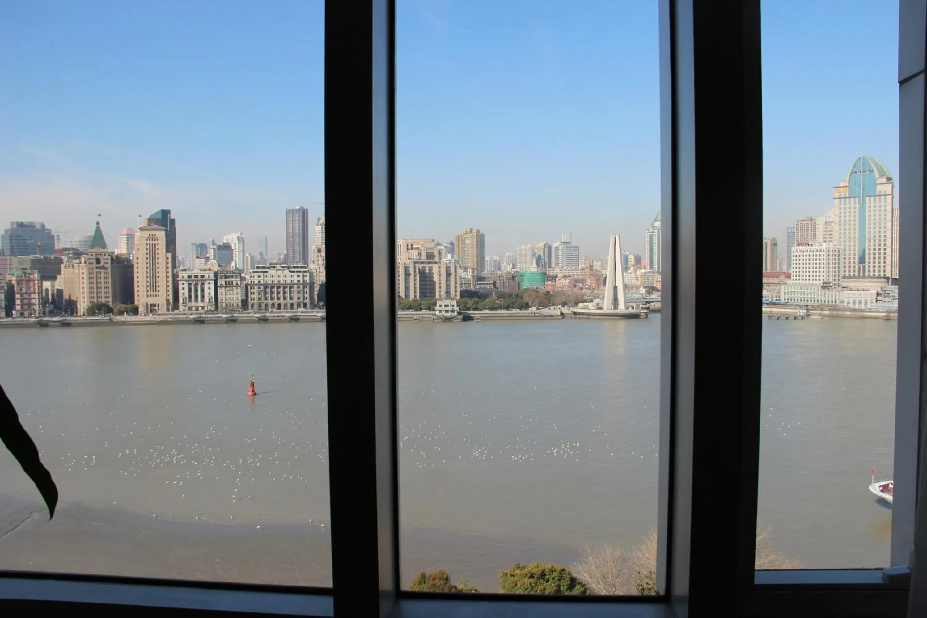 View (from property/room) in Oriental Riverside Bund View Hotel (Shanghai International Convention Center)