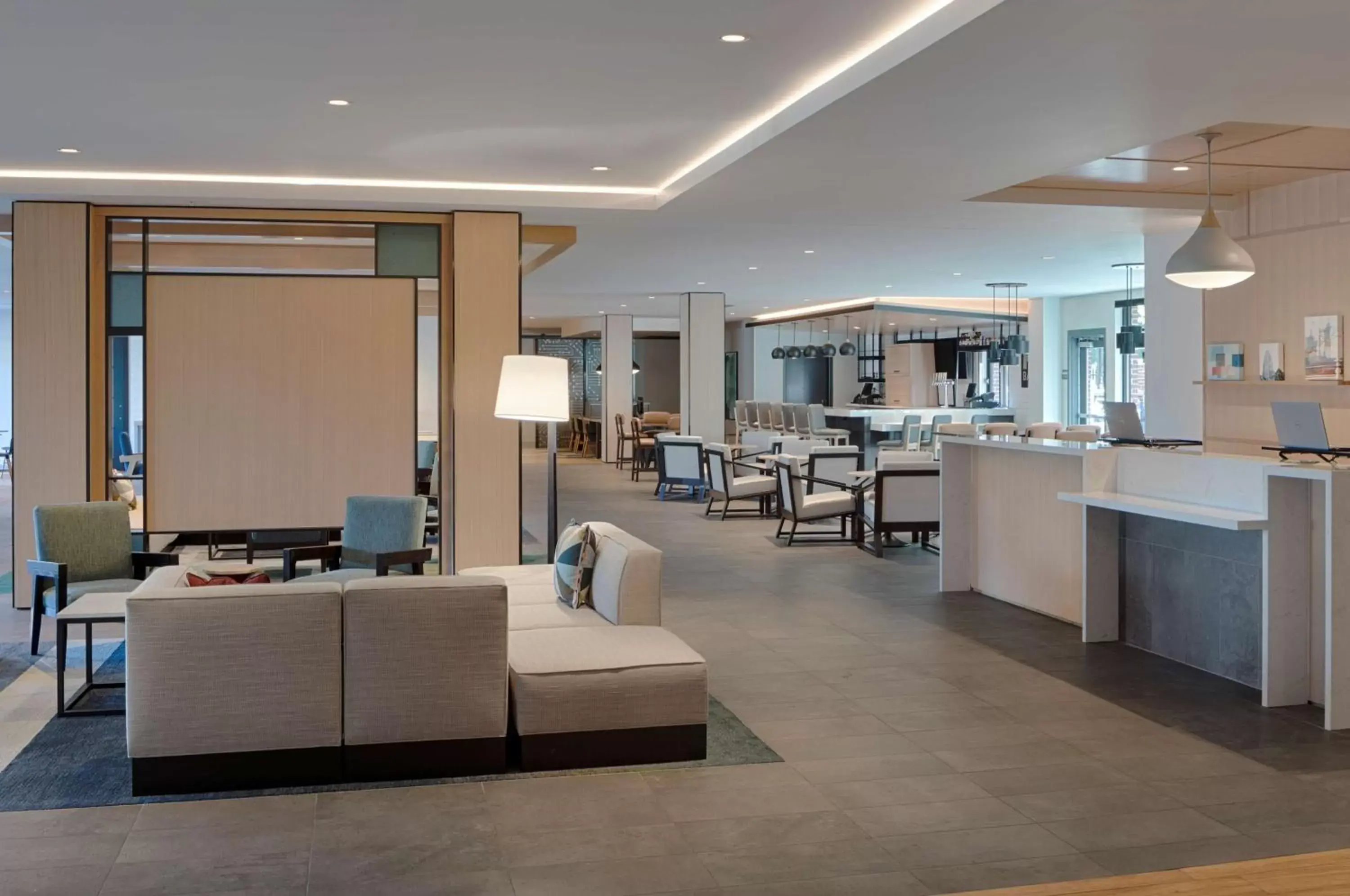 Lobby or reception in Hyatt House Columbus OSU Short North Lobby or reception in Hyatt House Columbus OSU Short North