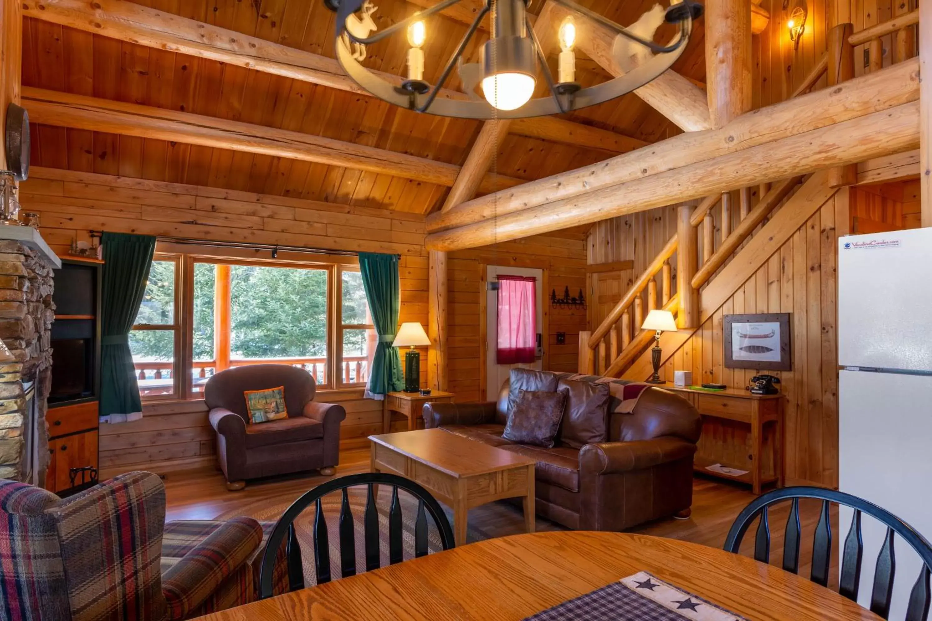 Living room, Seating Area in Rangeley Lake Resort a Ramada by Wyndham