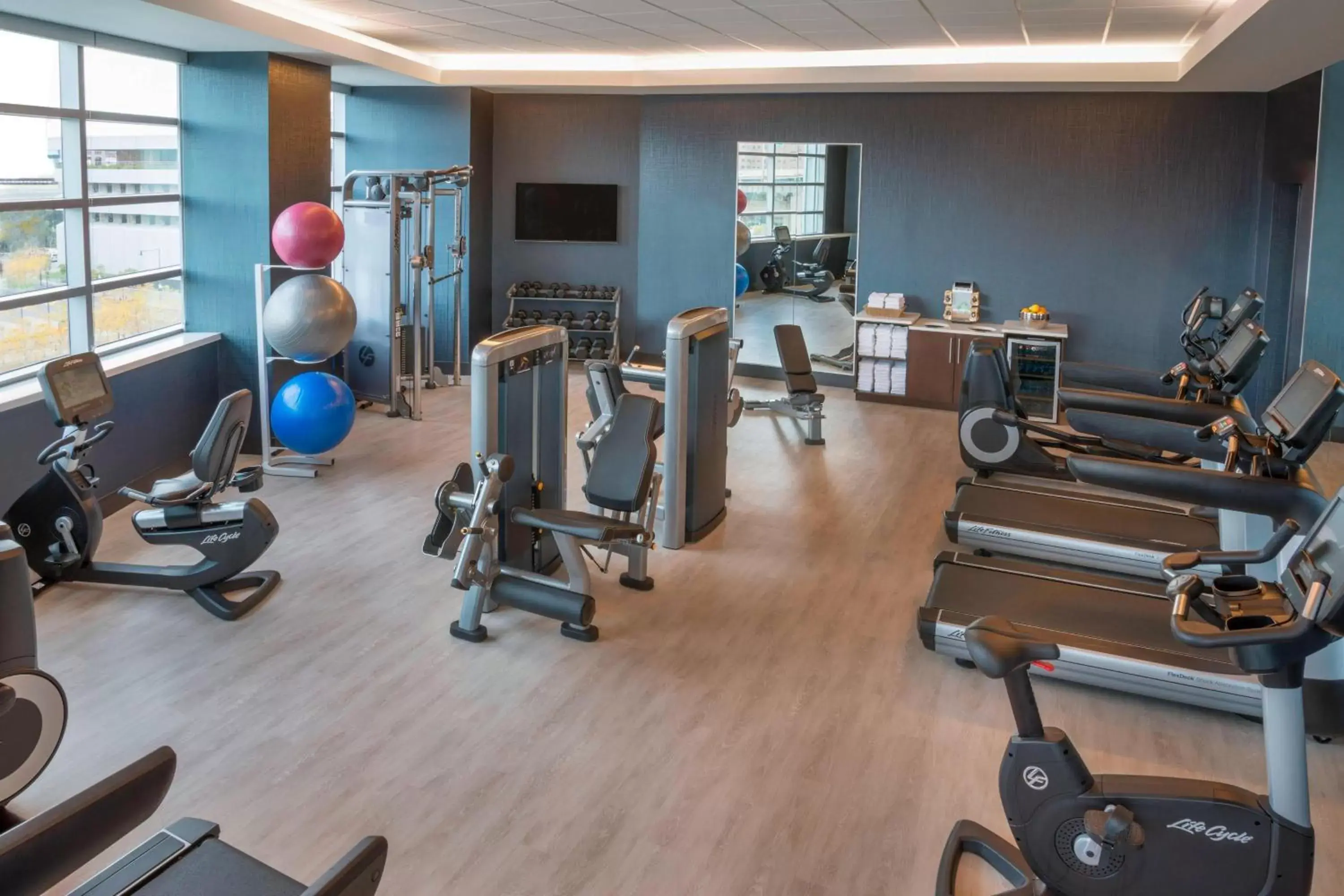 Fitness centre/facilities, Fitness Center/Facilities in Buffalo Marriott at LECOM HARBORCENTER