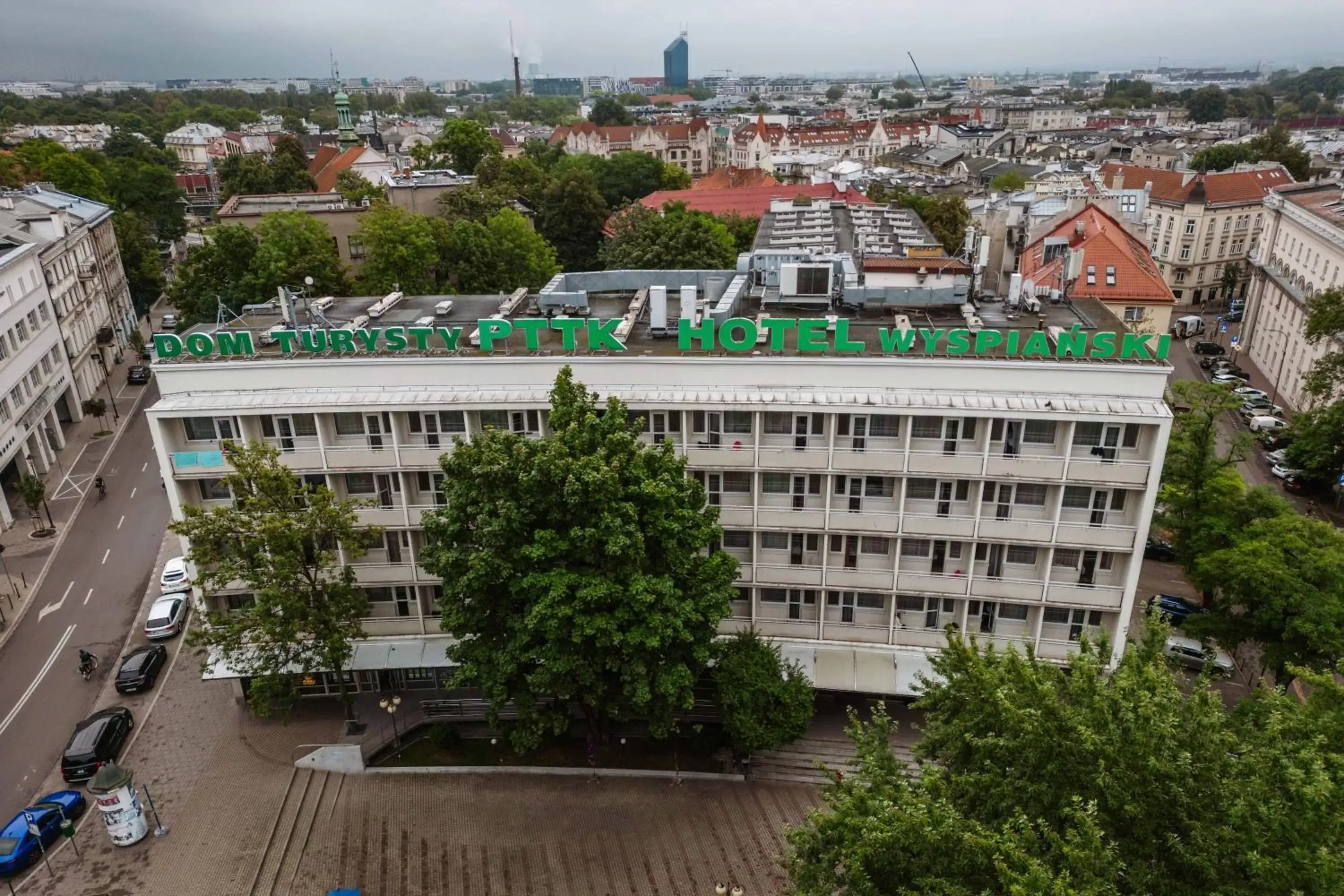 Property building, Bird's-eye View in Hotel Wyspiański