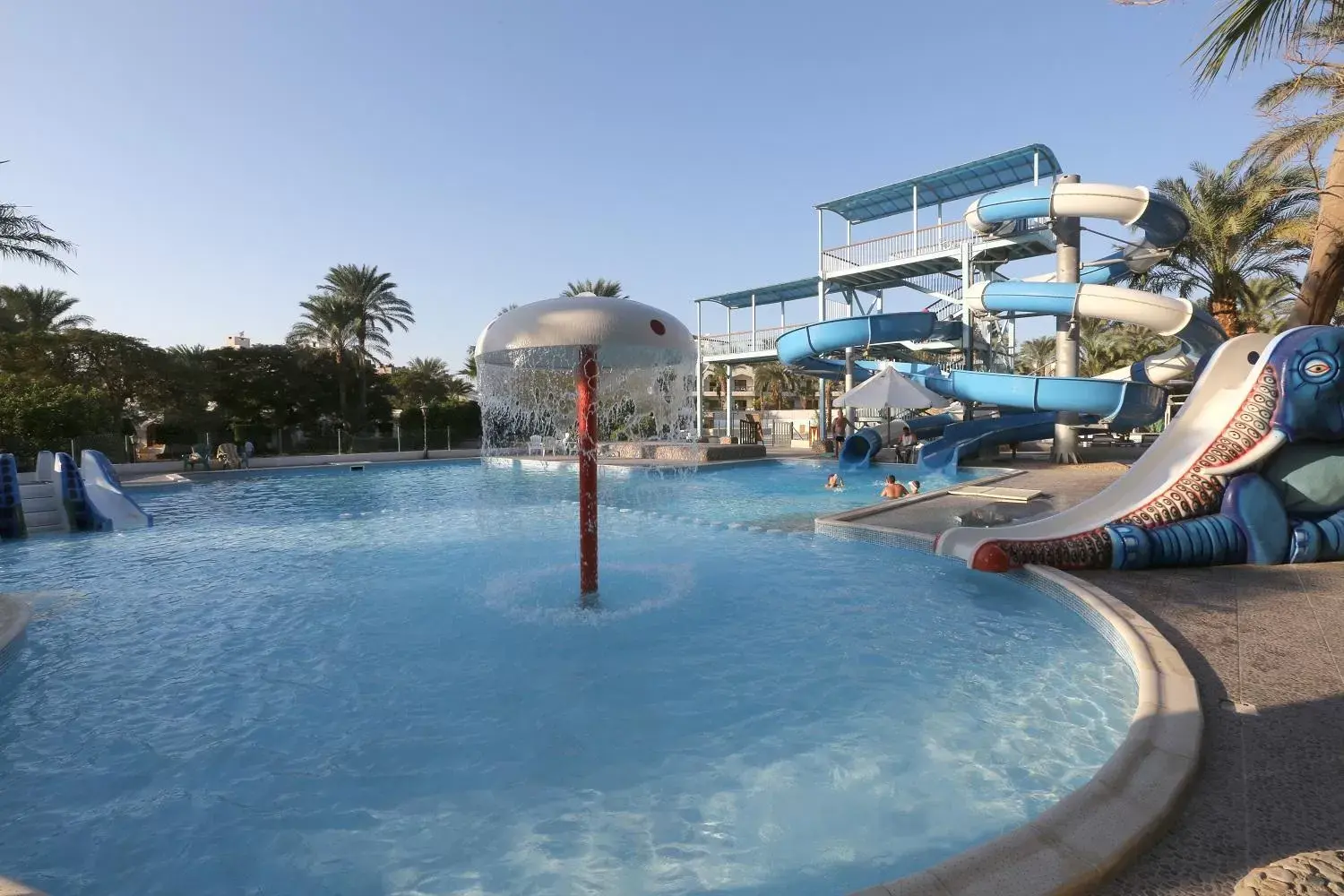 Swimming pool, Water Park in ZYA Regina Resort and Aqua Park Hurghada