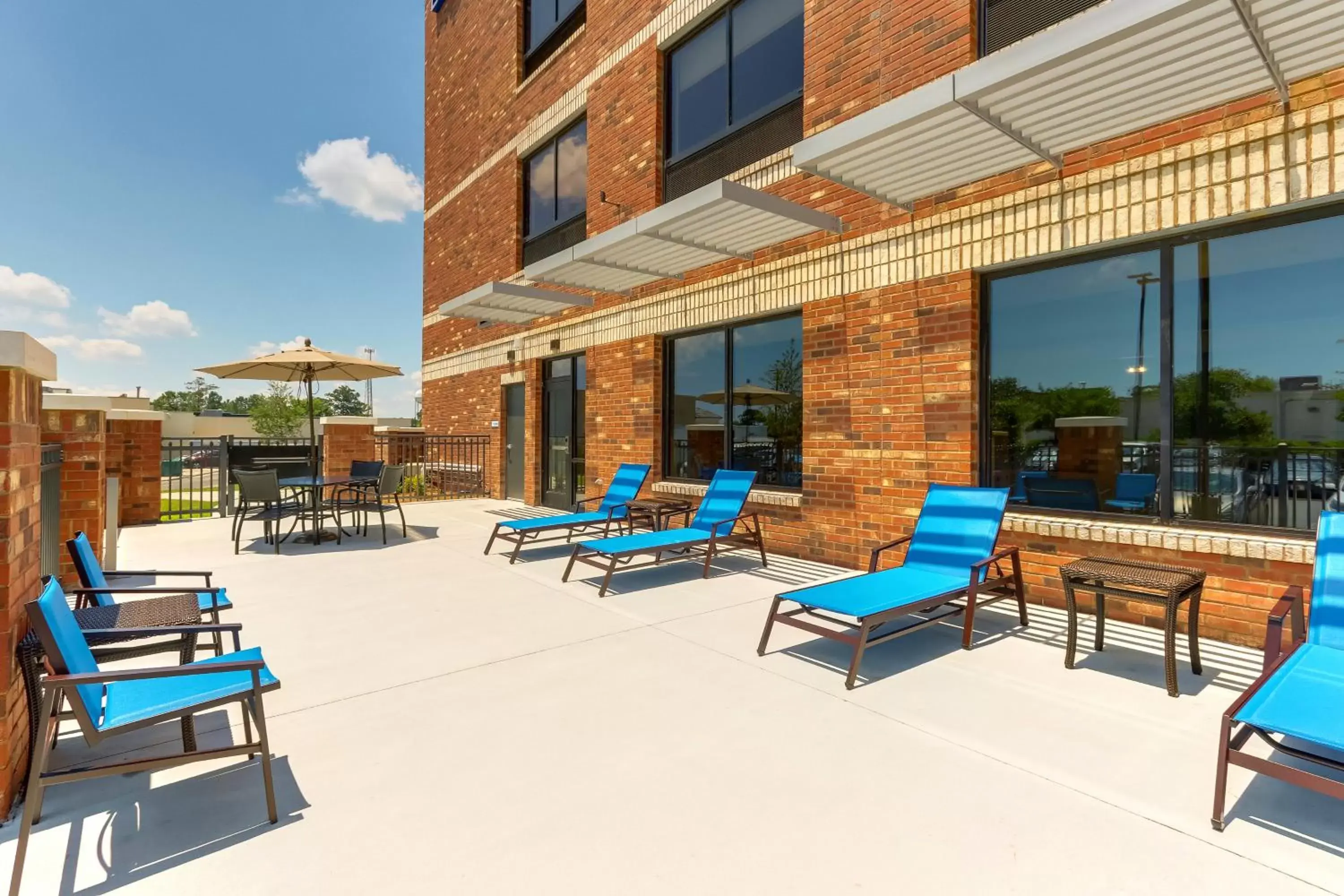 Patio in Holiday Inn Express - Wilmington - Porters Neck, an IHG Hotel